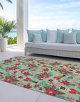 Addison Rugs Quaira Green Washable Indoor-Outdoor Rug