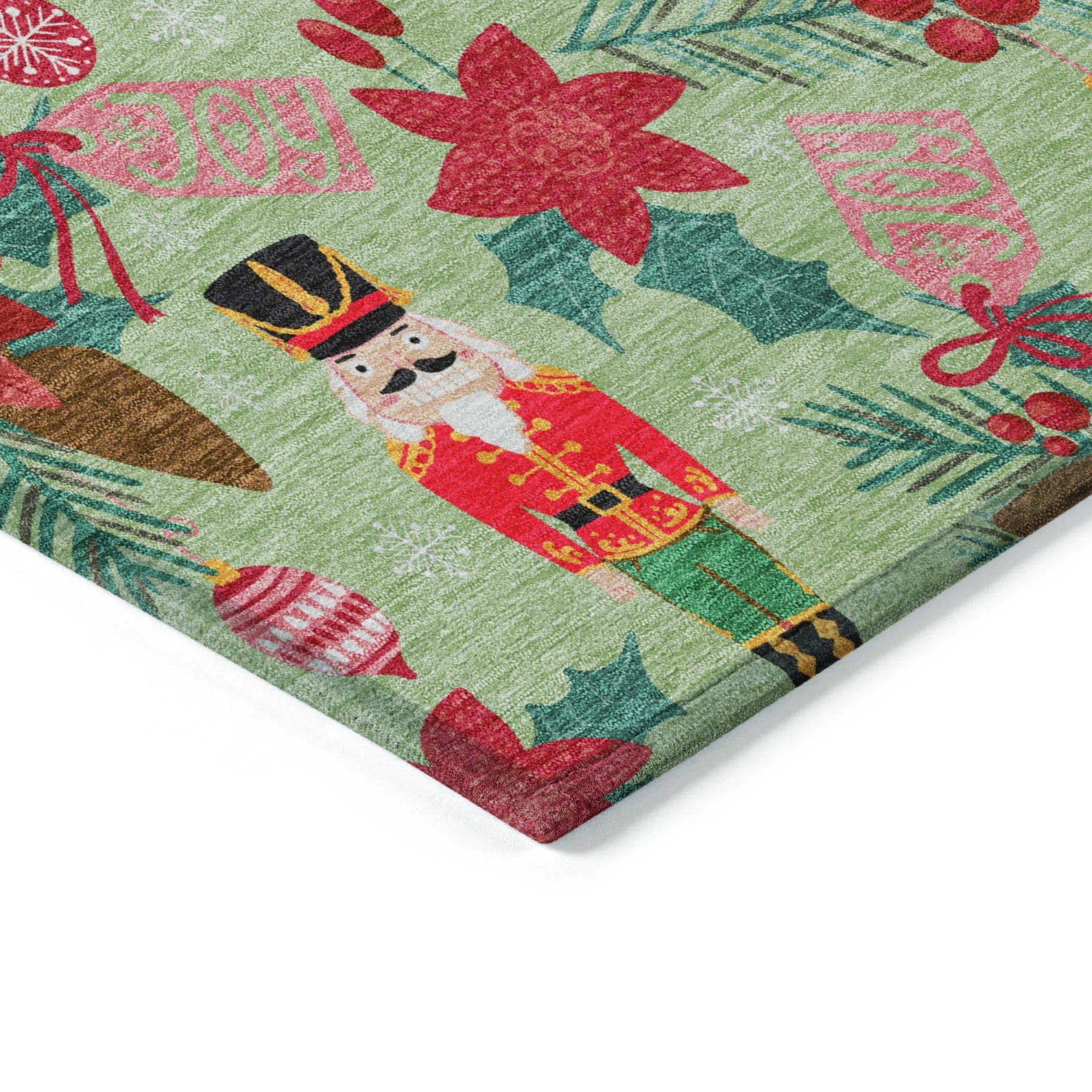Addison Rugs Quaira Green Washable Indoor-Outdoor Rug