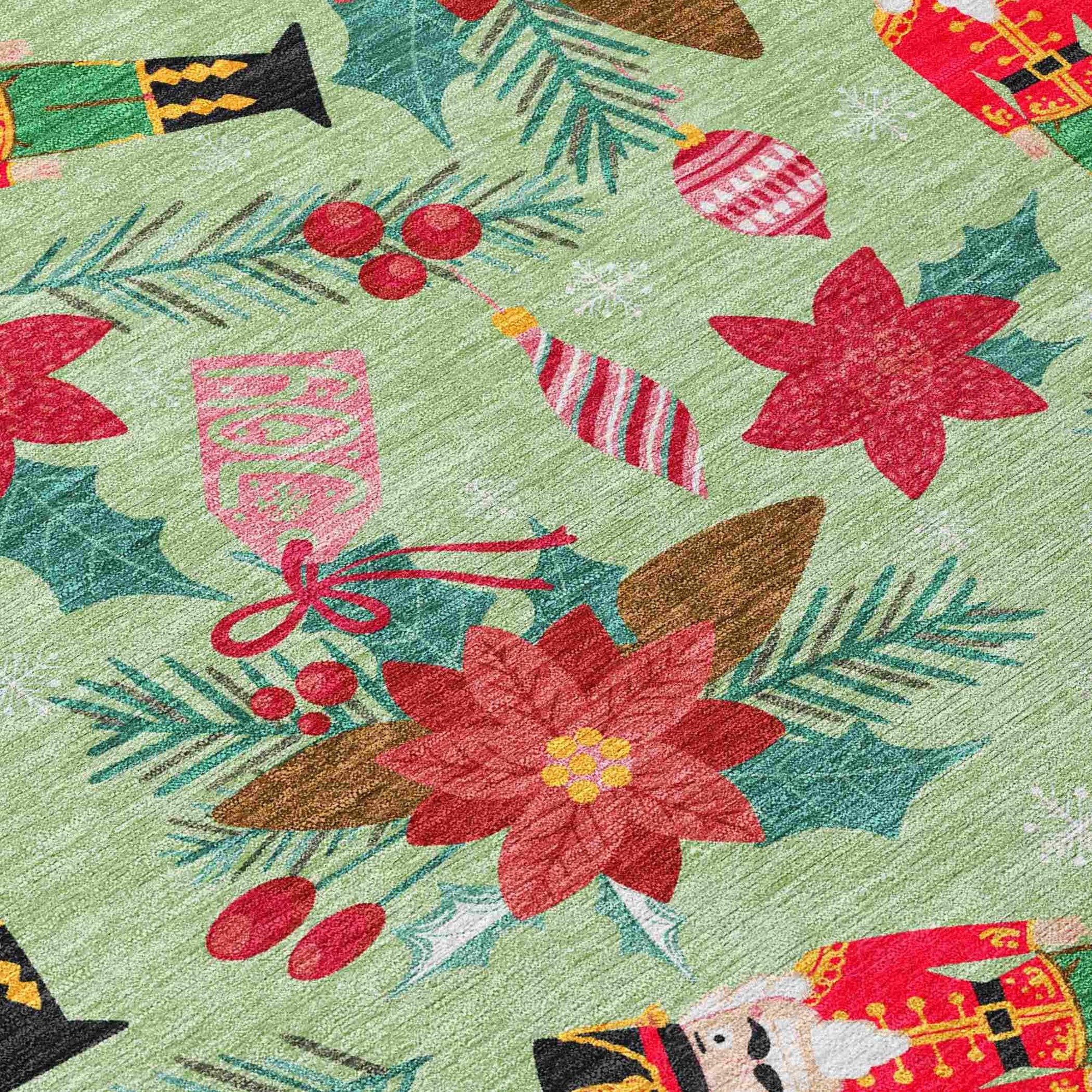 Addison Rugs Quaira Green Washable Indoor-Outdoor Rug