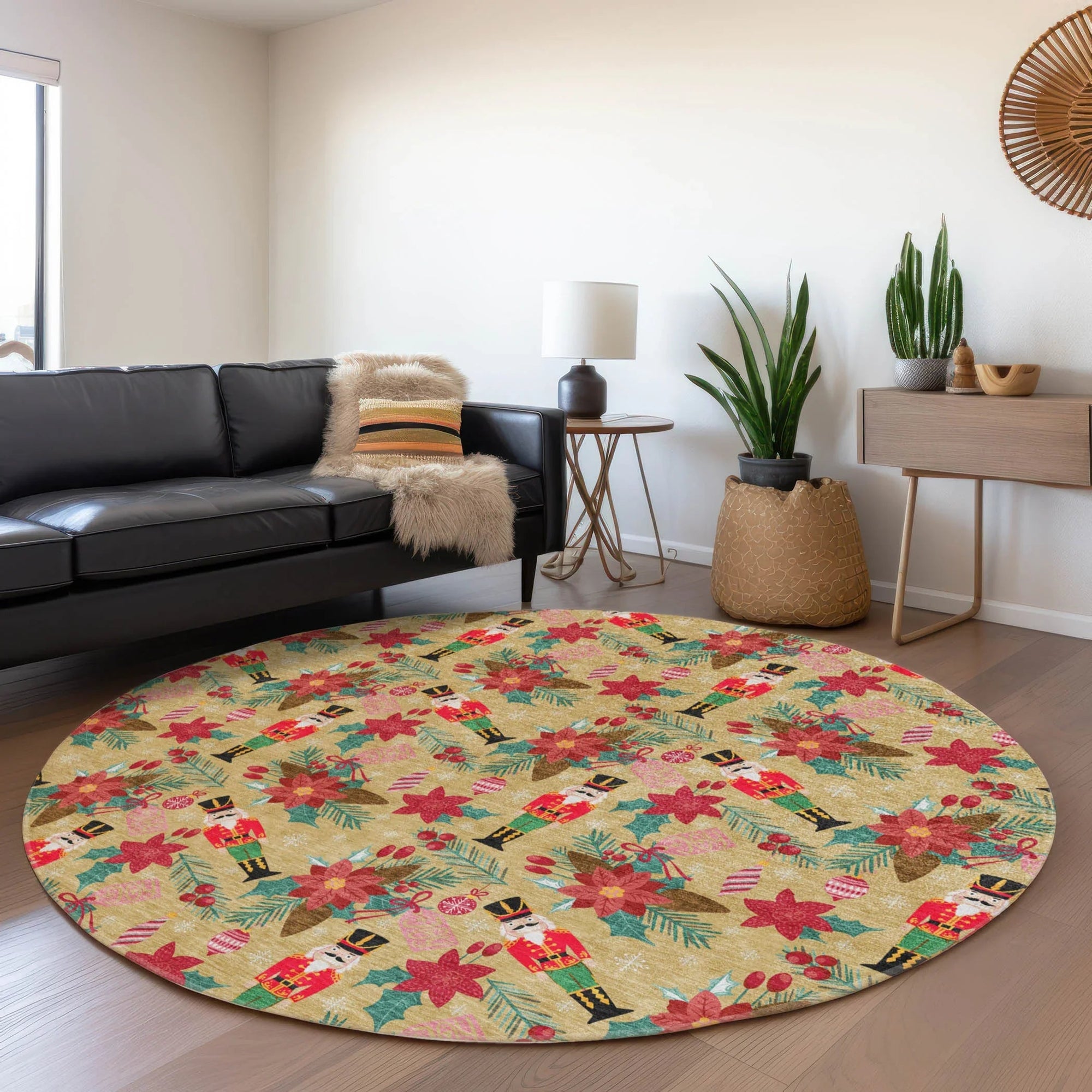 Addison Rugs Quaius Gold Washable Indoor-Outdoor Rug