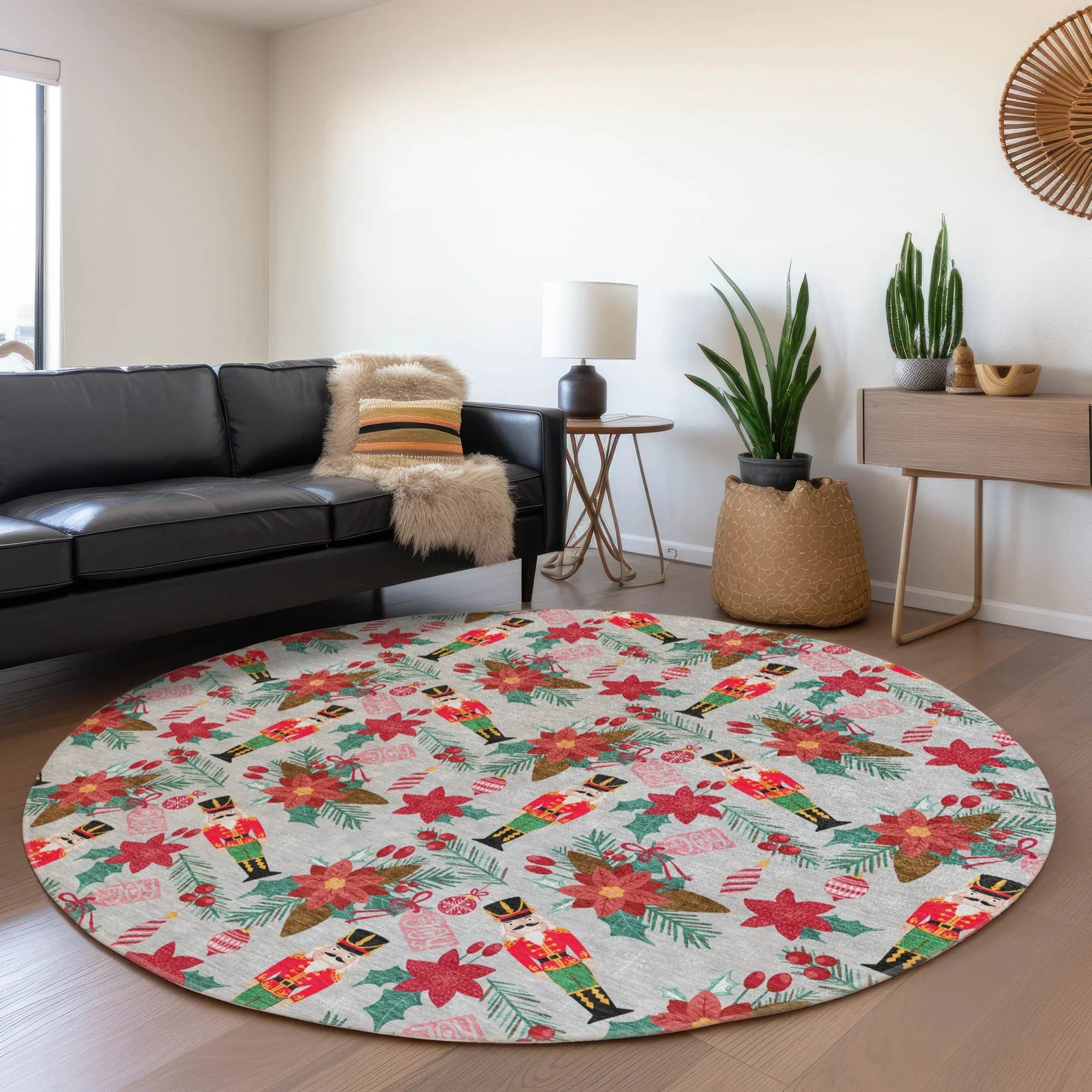 Addison Rugs Quaius Gray Washable Indoor-Outdoor Rug