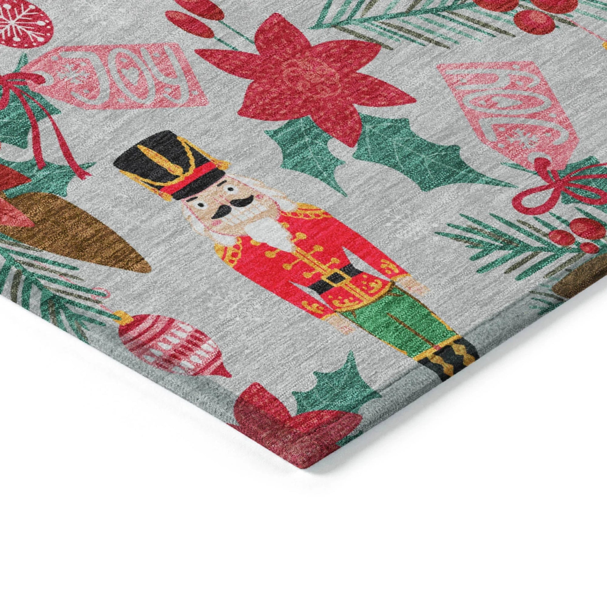 Addison Rugs Quaius Gray Washable Indoor-Outdoor Rug