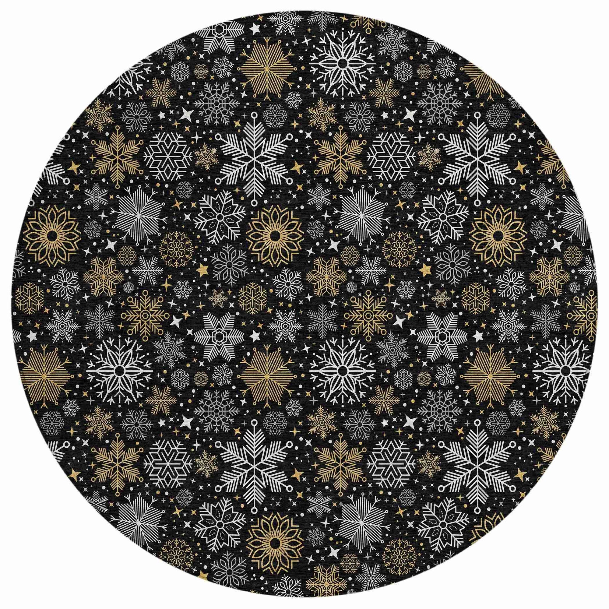 Addison Rugs Quaon Black Washable Indoor-Outdoor Rug