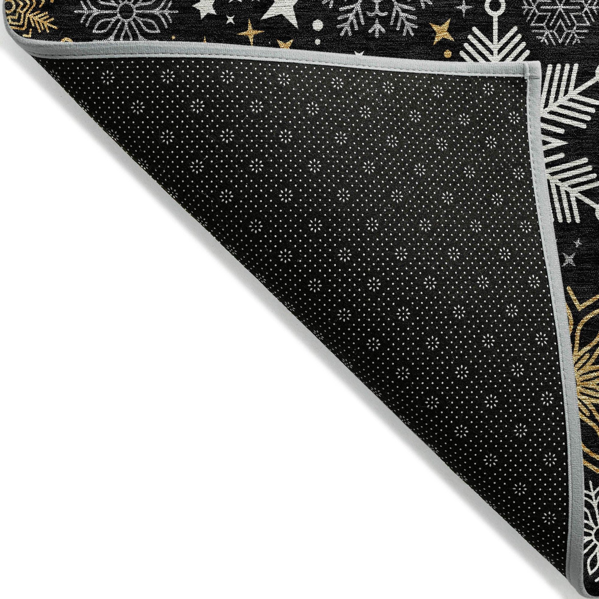 Addison Rugs Quaon Black Washable Indoor-Outdoor Rug