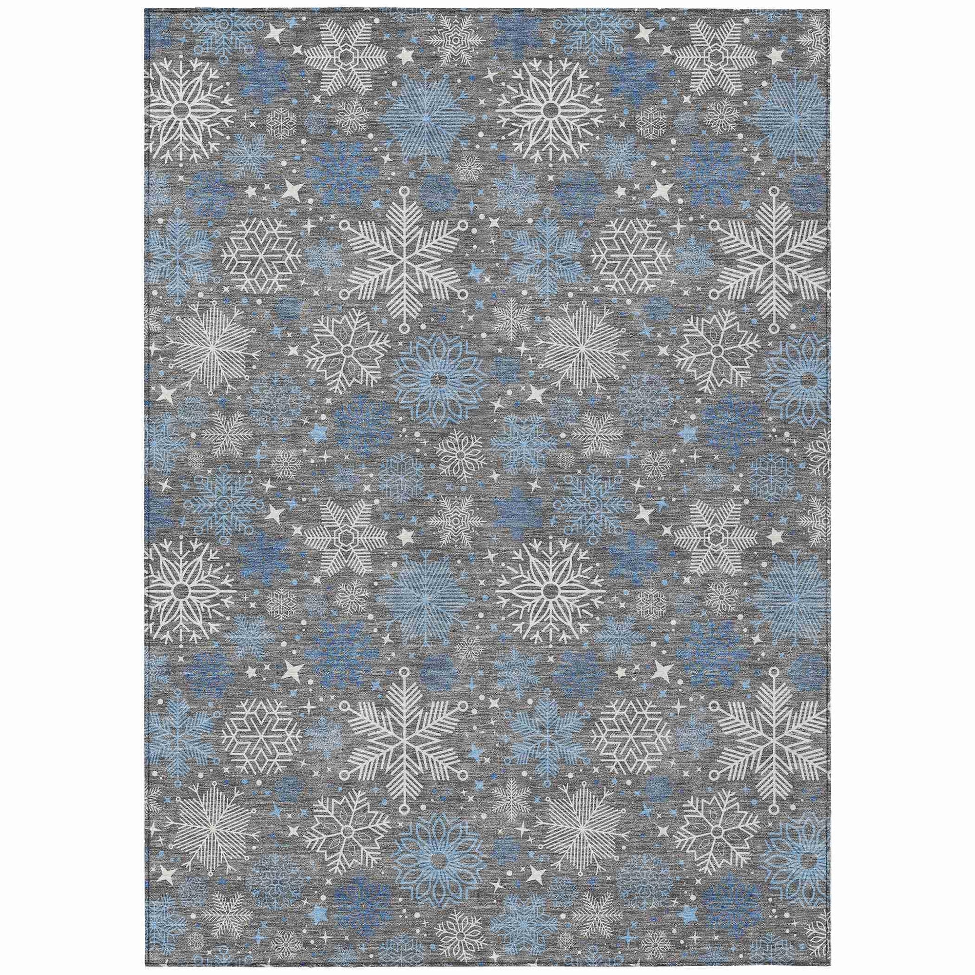 Addison Rugs Quaon Gray Washable Indoor-Outdoor Rug