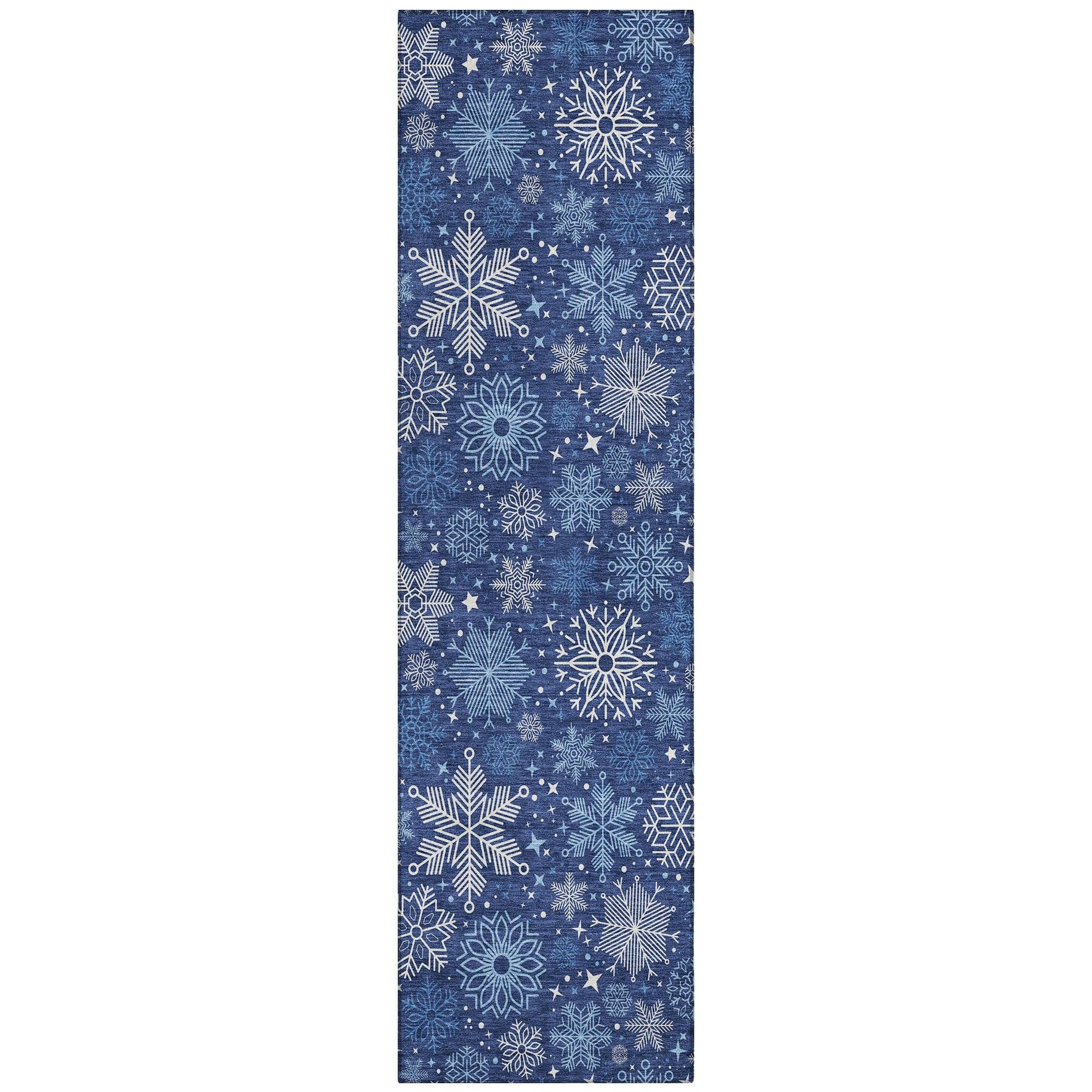 Addison Rugs Quaon Navy Washable Indoor-Outdoor Rug