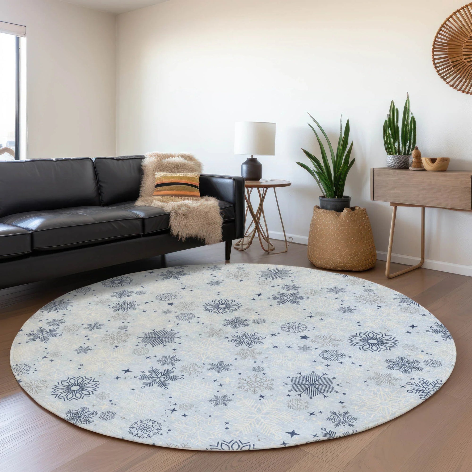 Addison Rugs Quaon Blue Washable Indoor-Outdoor Rug