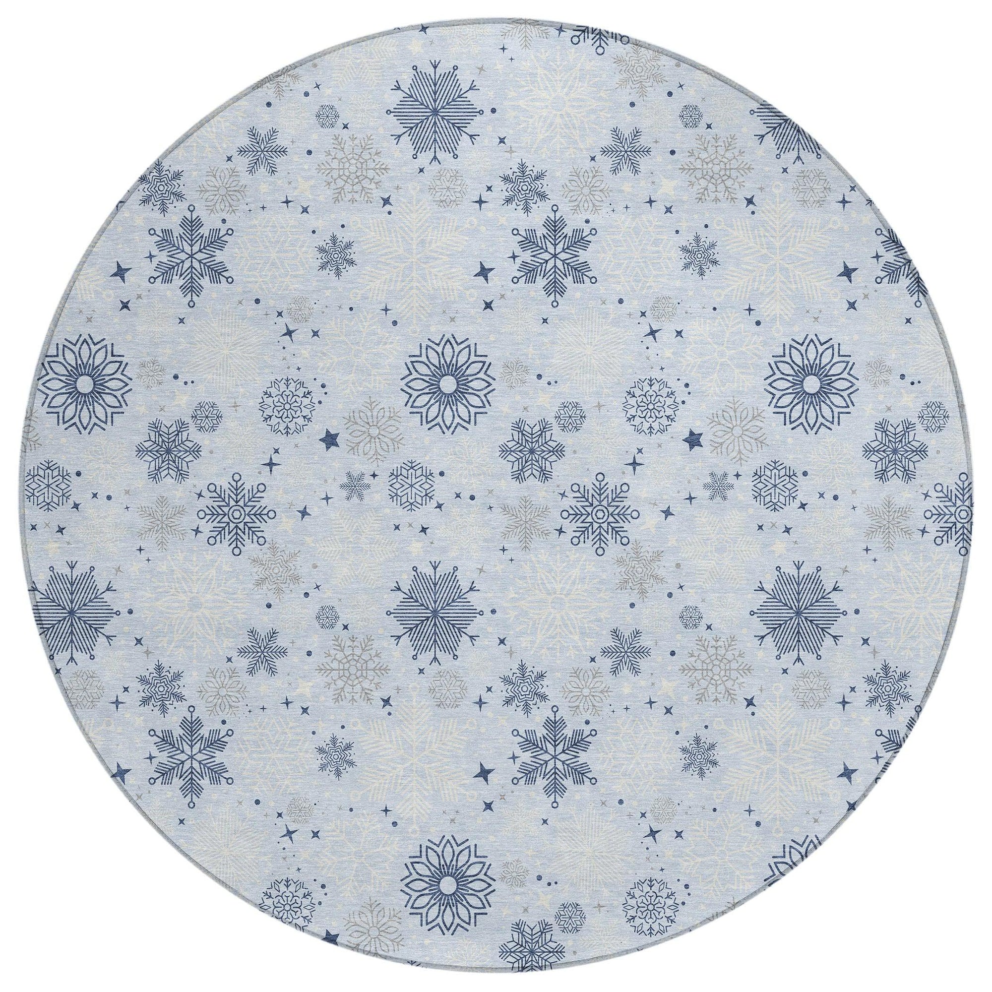 Addison Rugs Quaon Blue Washable Indoor-Outdoor Rug