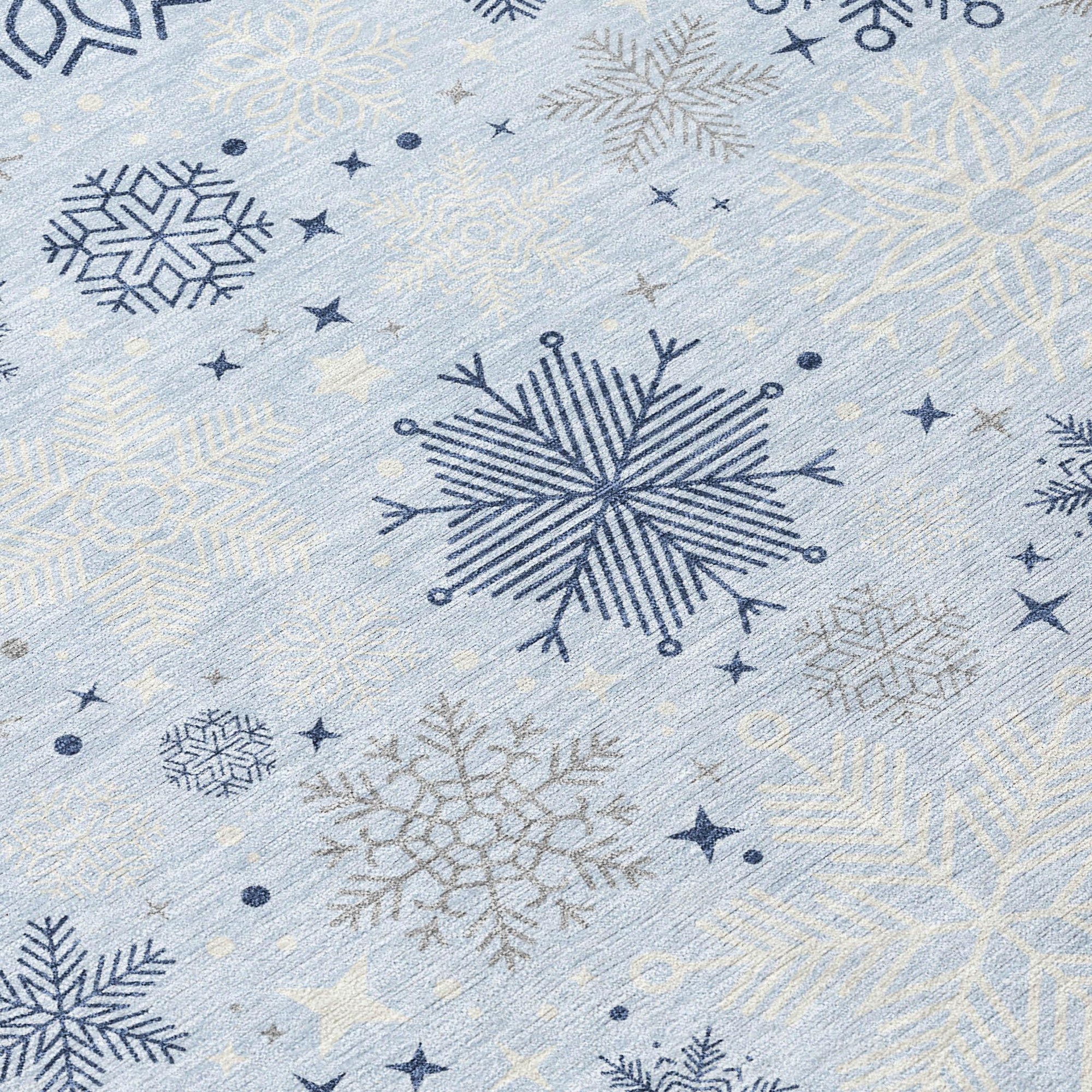 Addison Rugs Quaon Blue Washable Indoor-Outdoor Rug