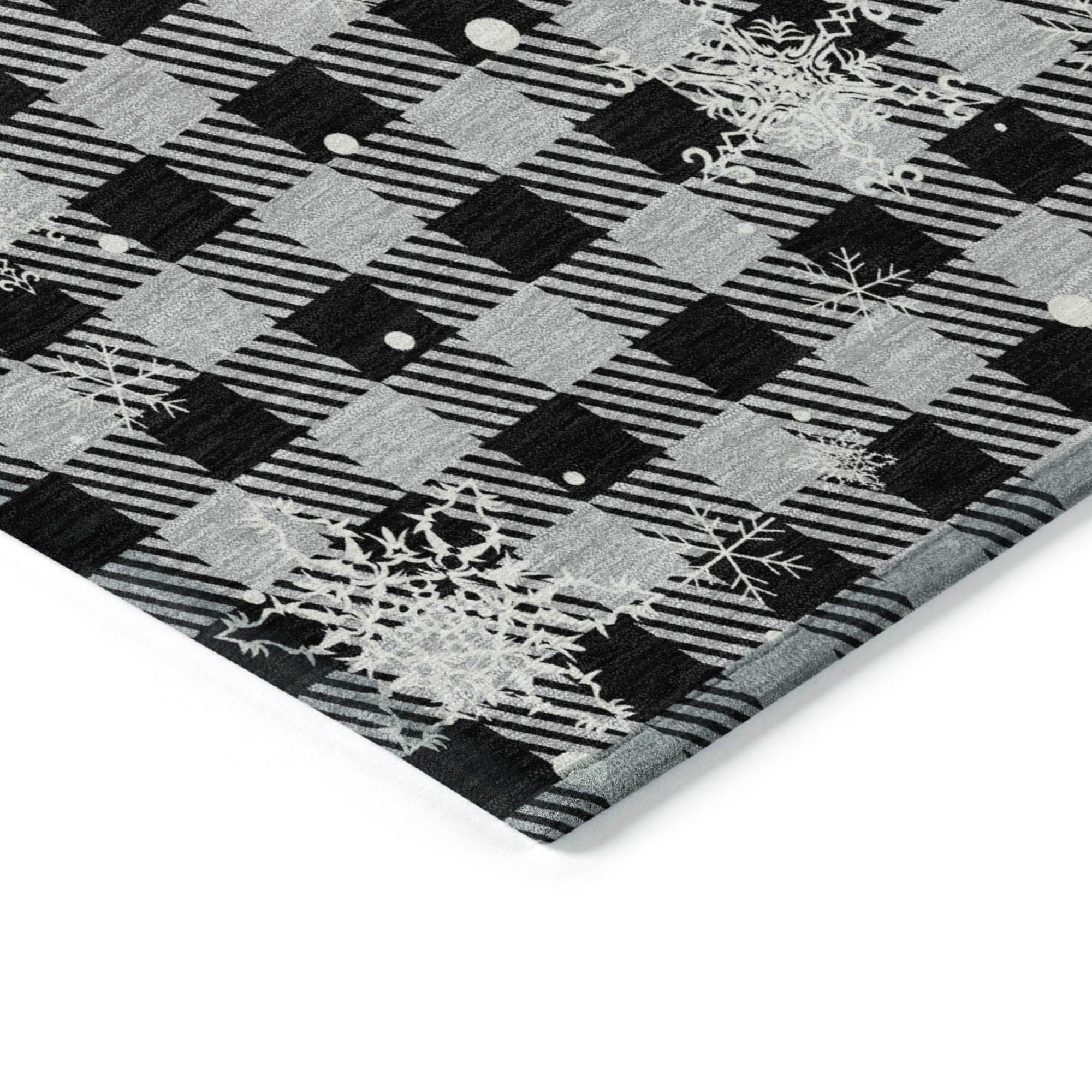 Addison Rugs Quaora Gray Washable Indoor-Outdoor Rug
