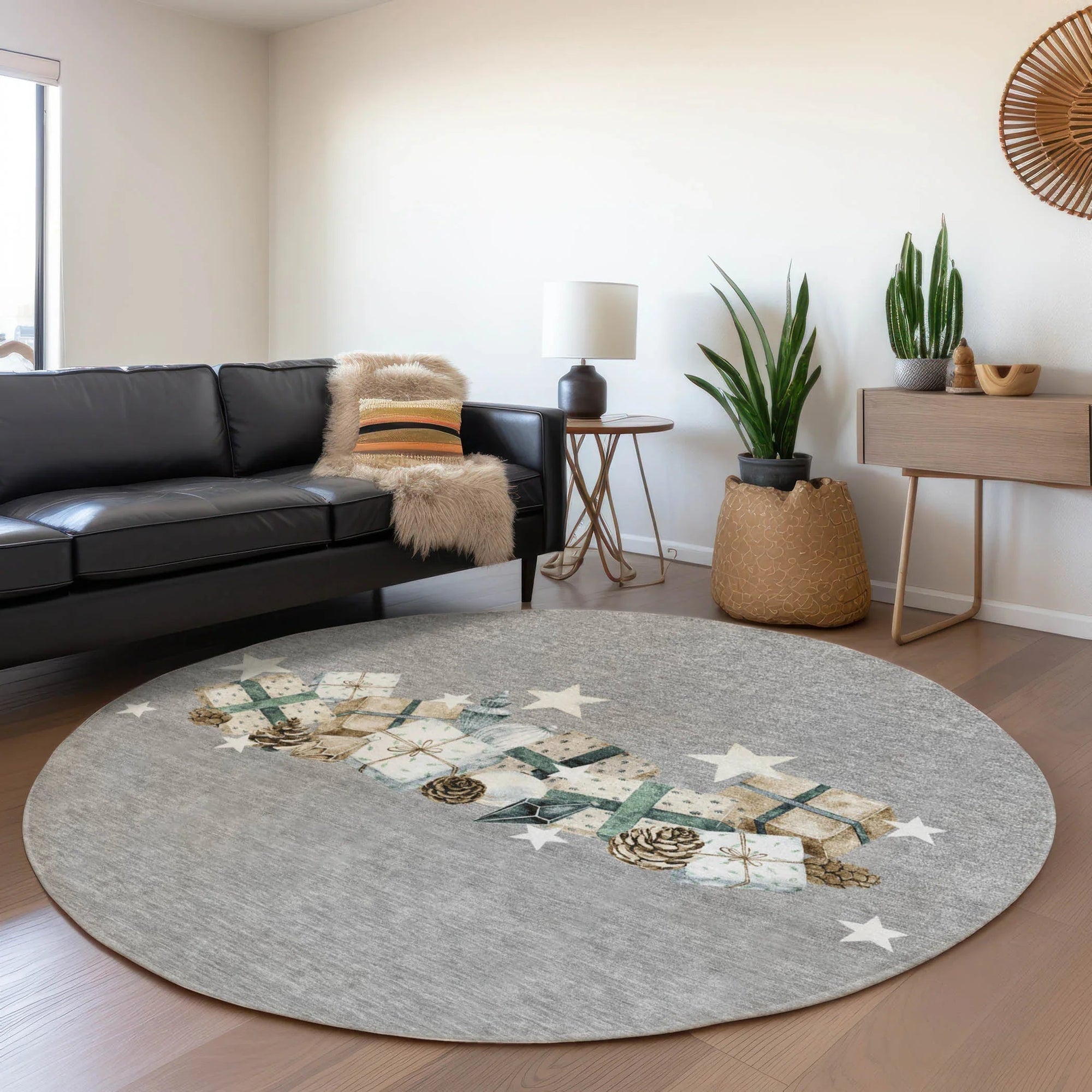 Addison Rugs Raeain Gray Washable Indoor-Outdoor Rug