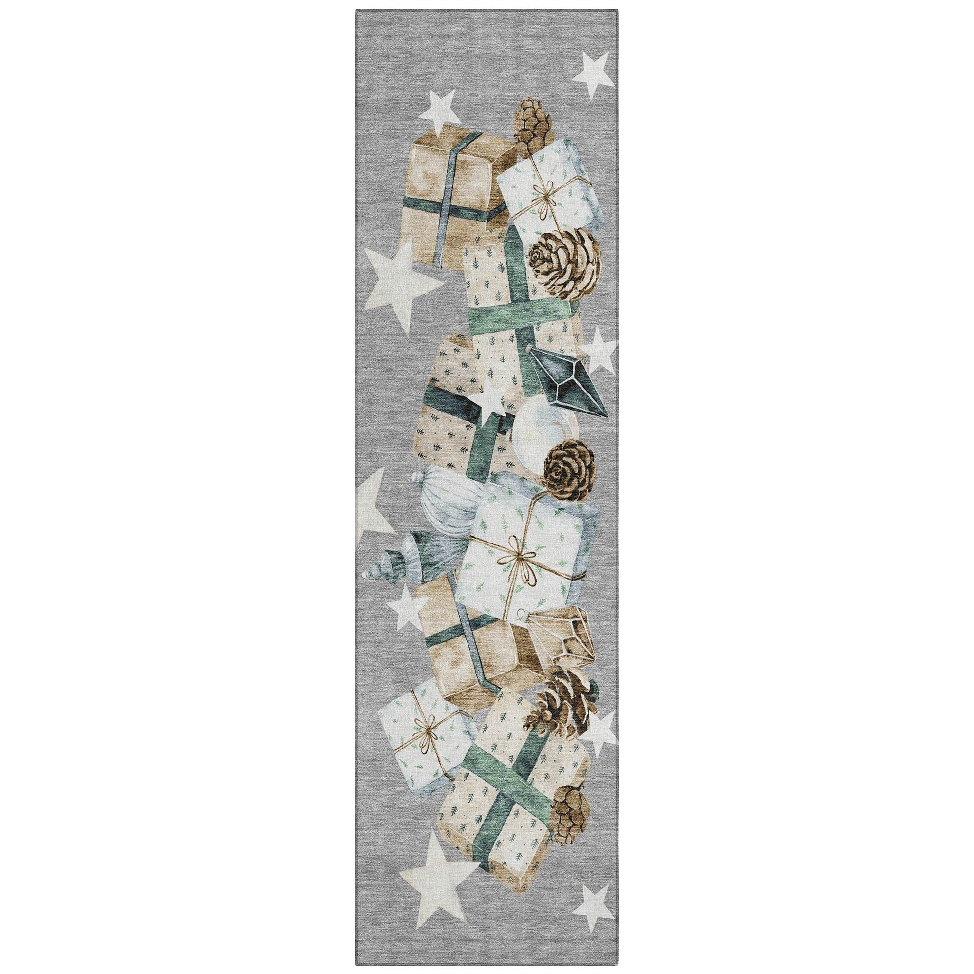 Addison Rugs Raeain Gray Washable Indoor-Outdoor Rug