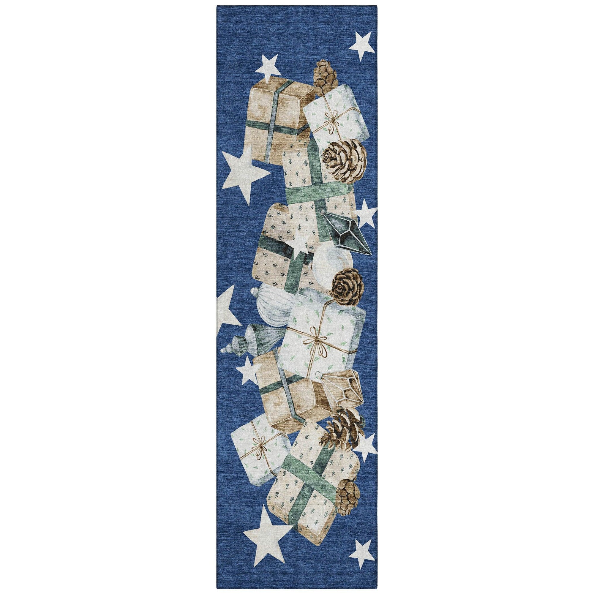 Addison Rugs Raeain Navy Washable Indoor-Outdoor Rug