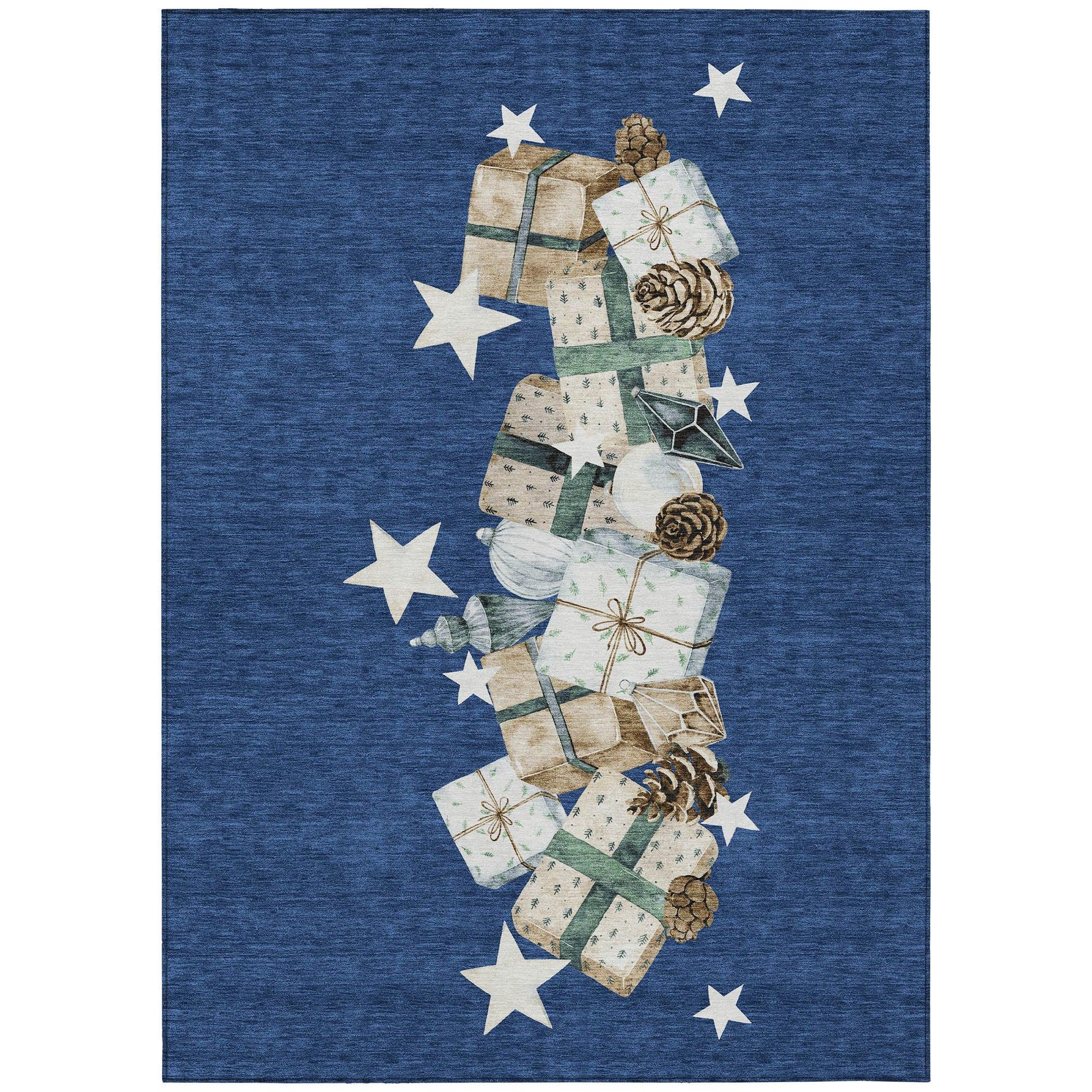 Addison Rugs Raeain Navy Washable Indoor-Outdoor Rug