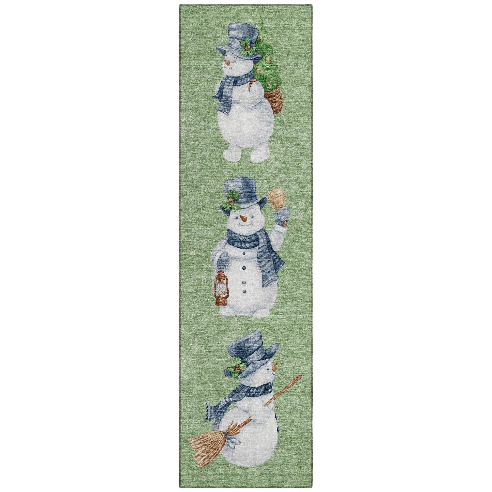 Addison Rugs Raeanor Green Washable Indoor-Outdoor Rug