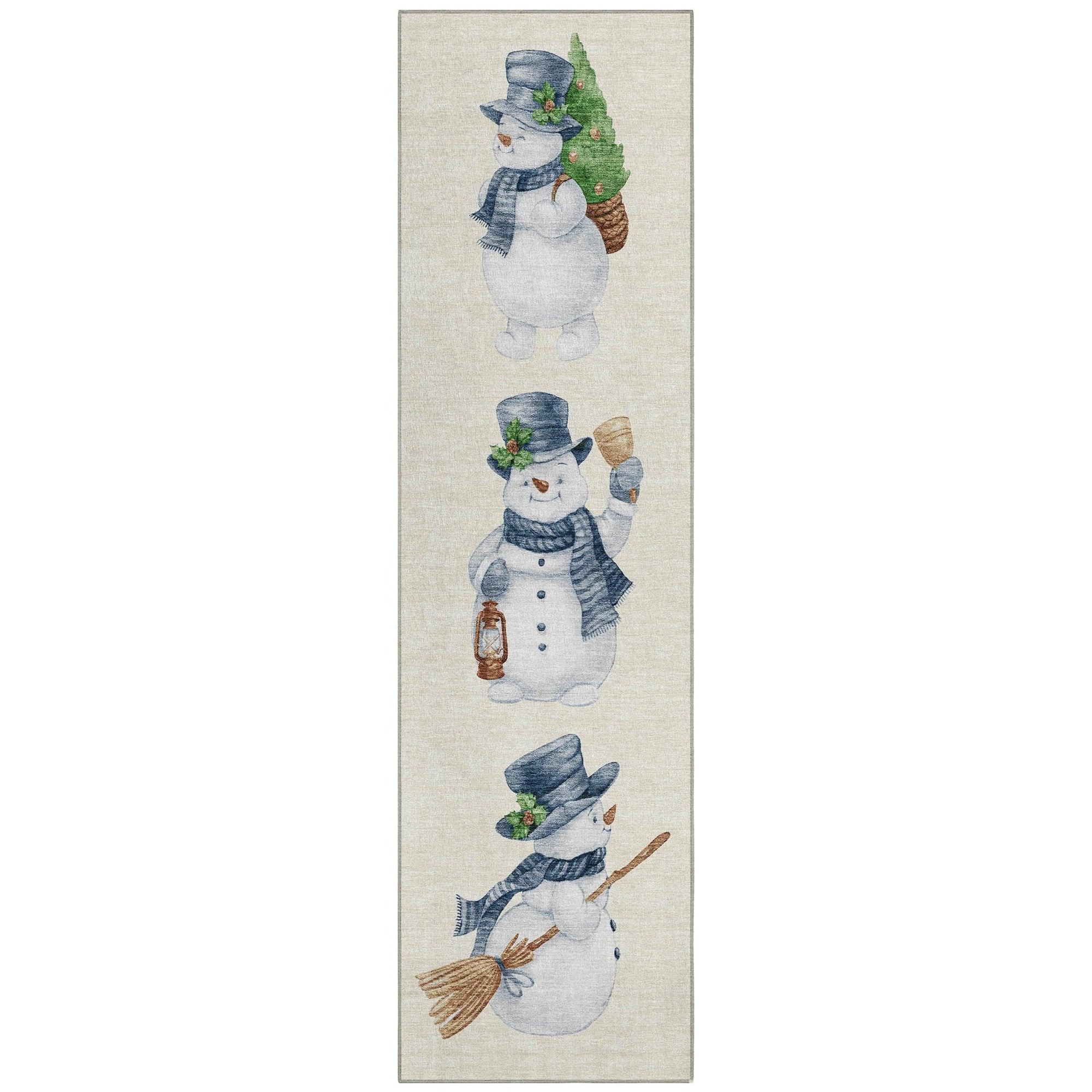 Addison Rugs Raeanor Ivory Washable Indoor-Outdoor Rug