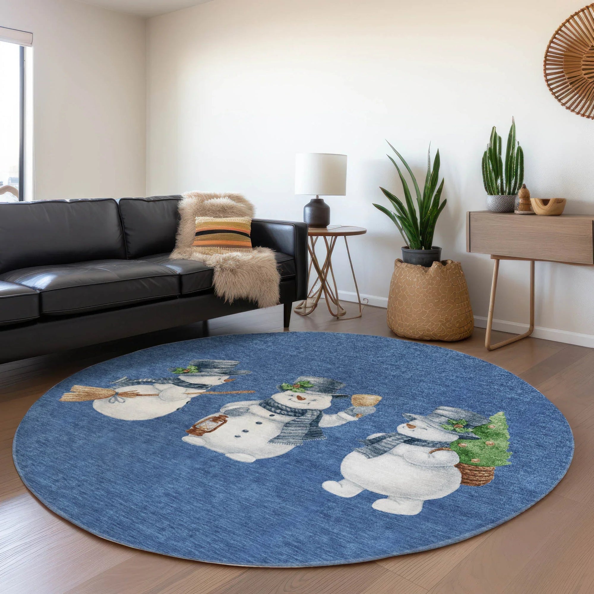 Addison Rugs Raeanor Navy Washable Indoor-Outdoor Rug