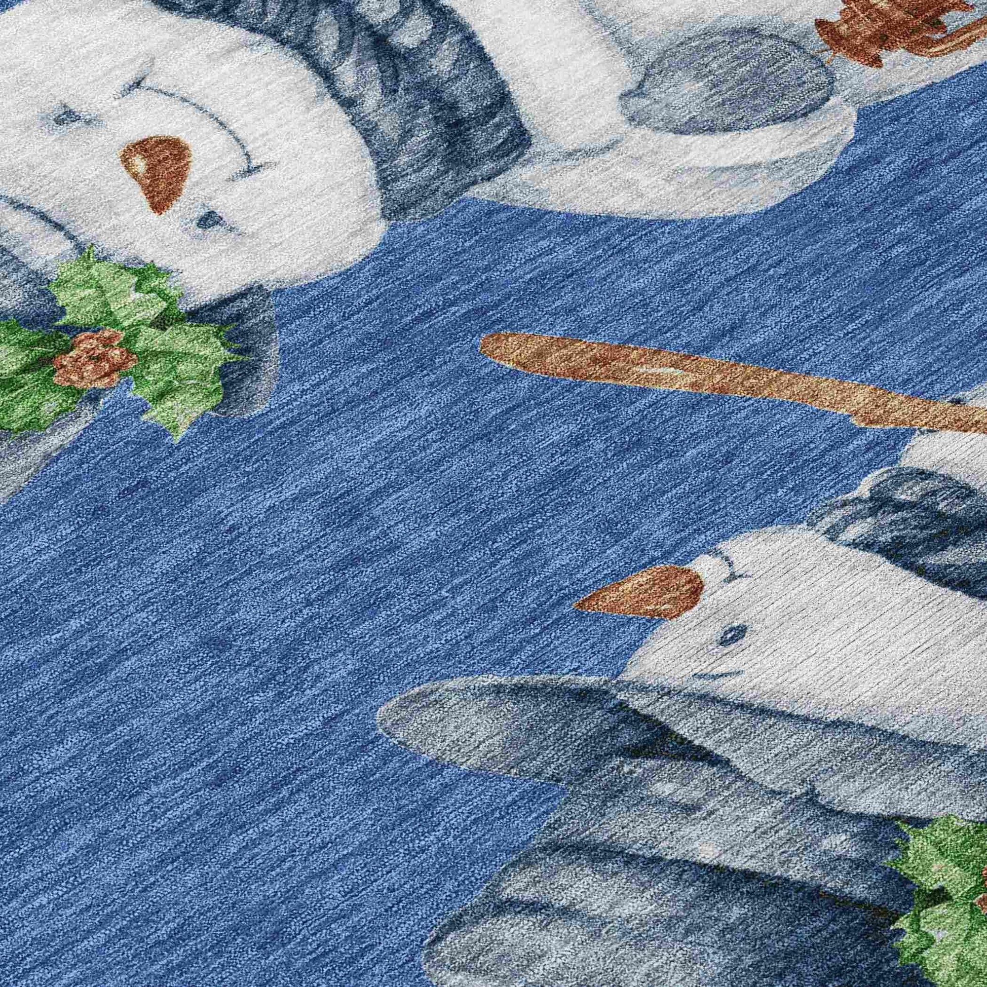 Addison Rugs Raeanor Navy Washable Indoor-Outdoor Rug