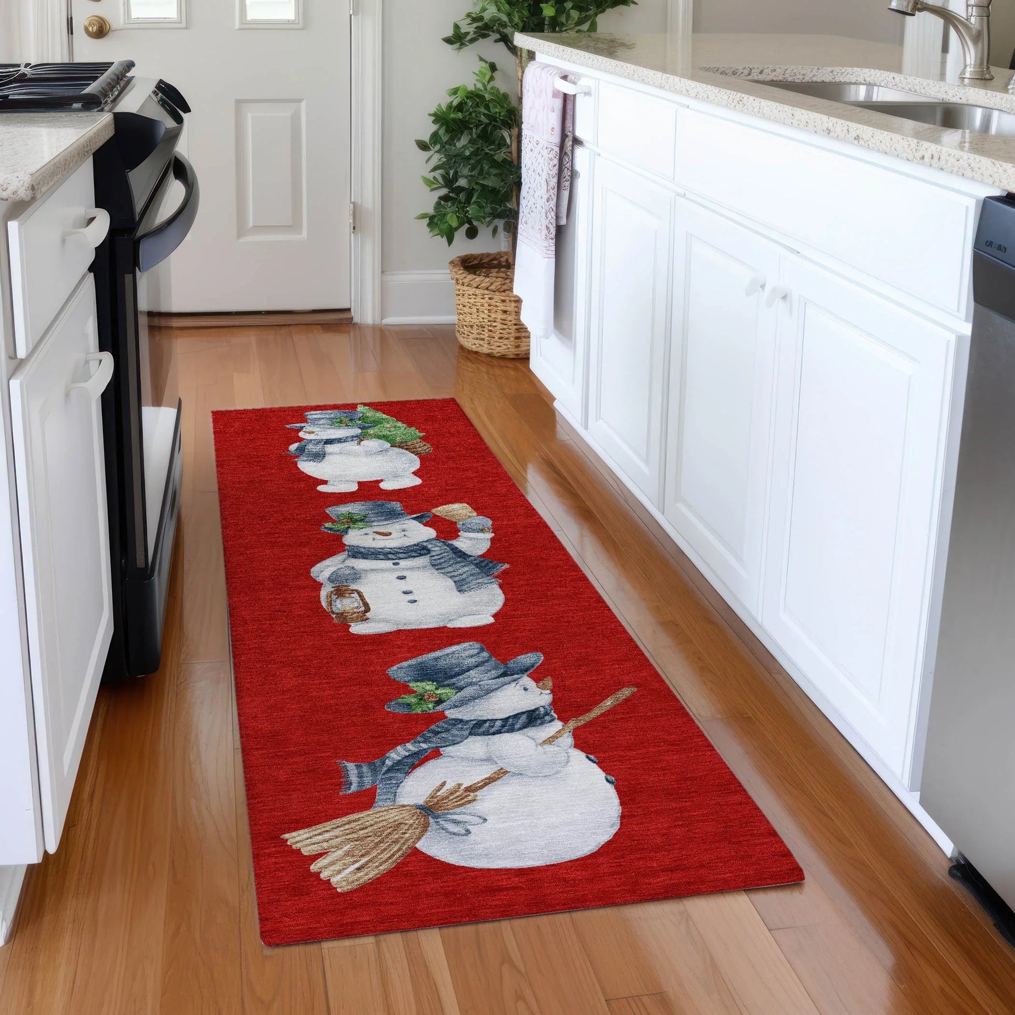 Addison Rugs Raeanor Red Washable Indoor-Outdoor Rug