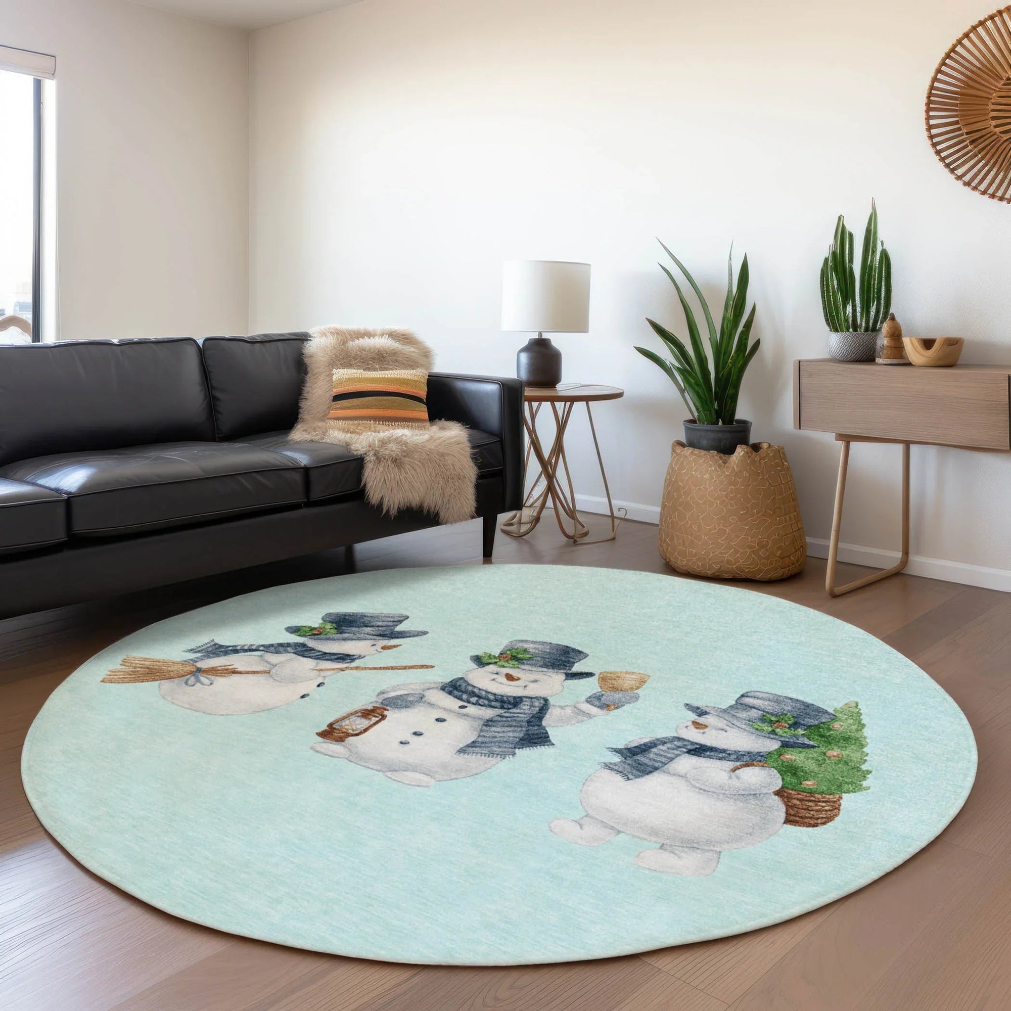 Addison Rugs Raeanor Blue Washable Indoor-Outdoor Rug