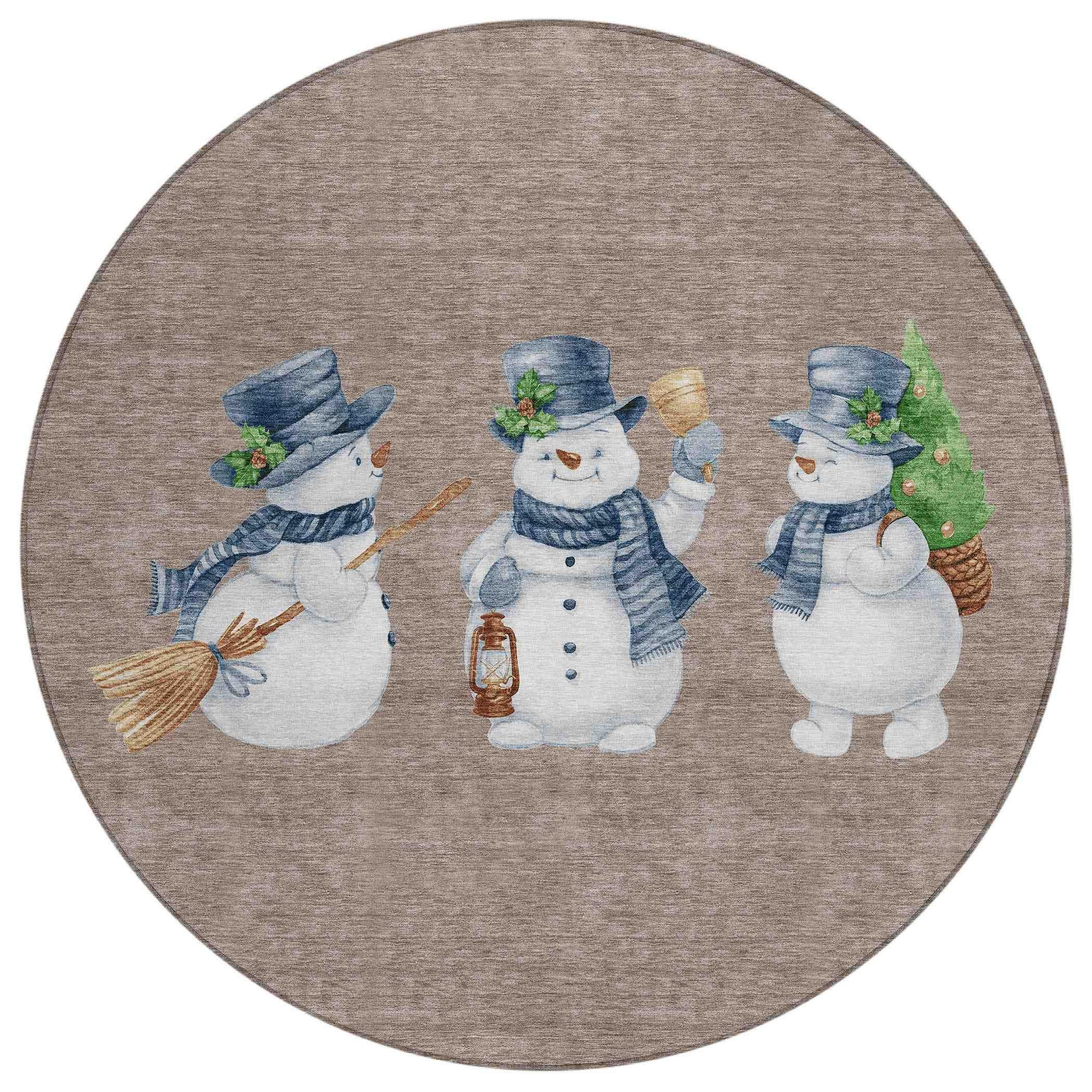 Addison Rugs Raeanor Taupe Washable Indoor-Outdoor Rug
