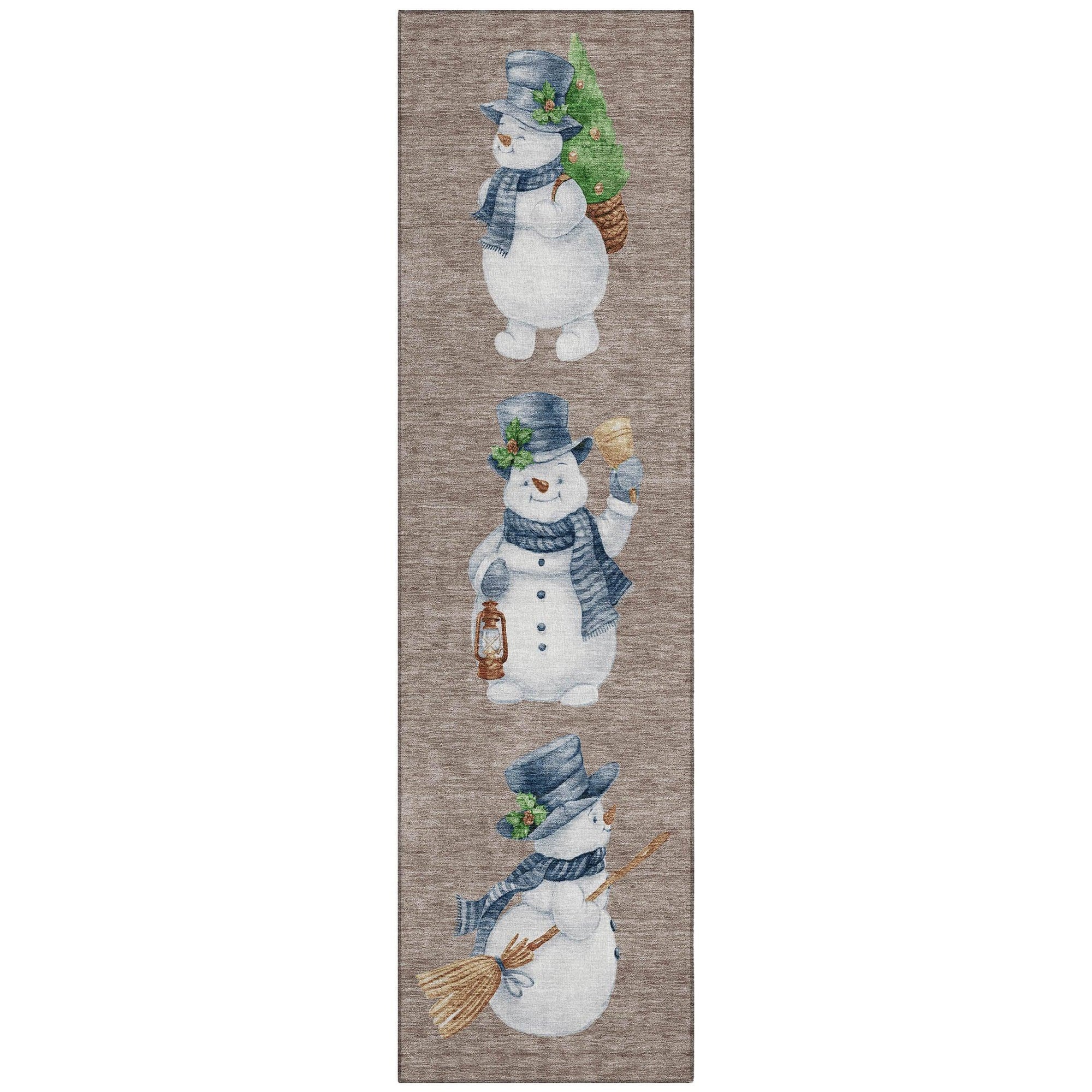Addison Rugs Raeanor Taupe Washable Indoor-Outdoor Rug