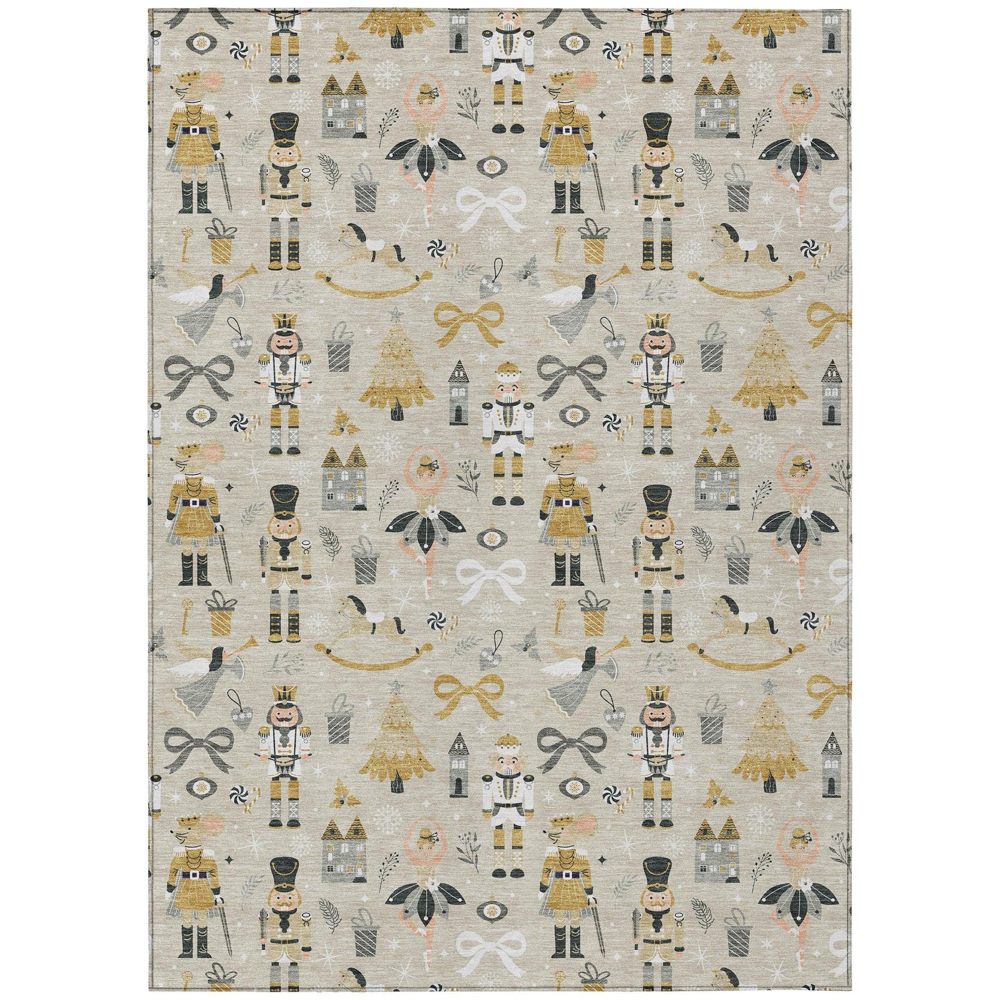 Addison Rugs Raeara Brown Washable Indoor-Outdoor Rug