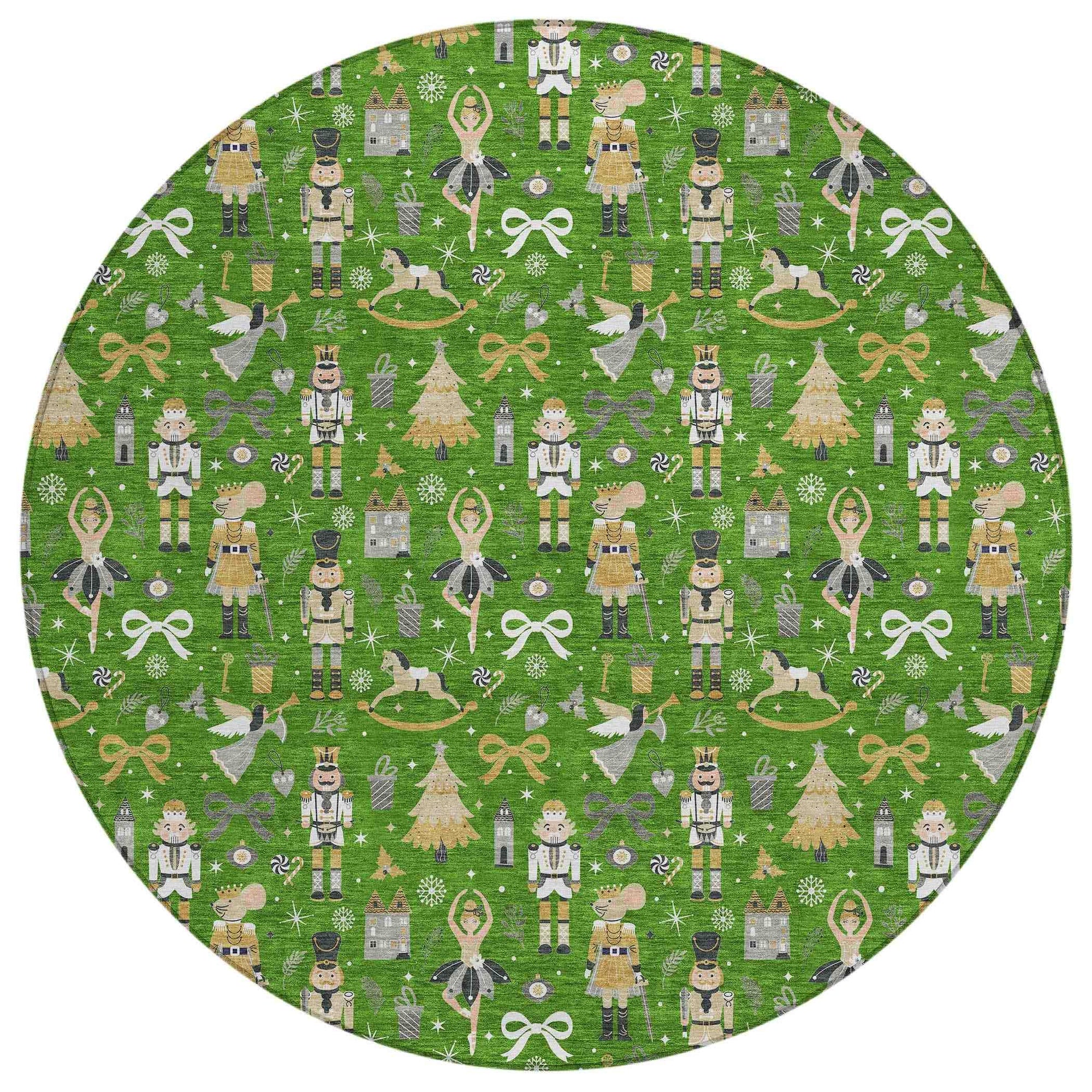 Addison Rugs Raeara Green Washable Indoor-Outdoor Rug