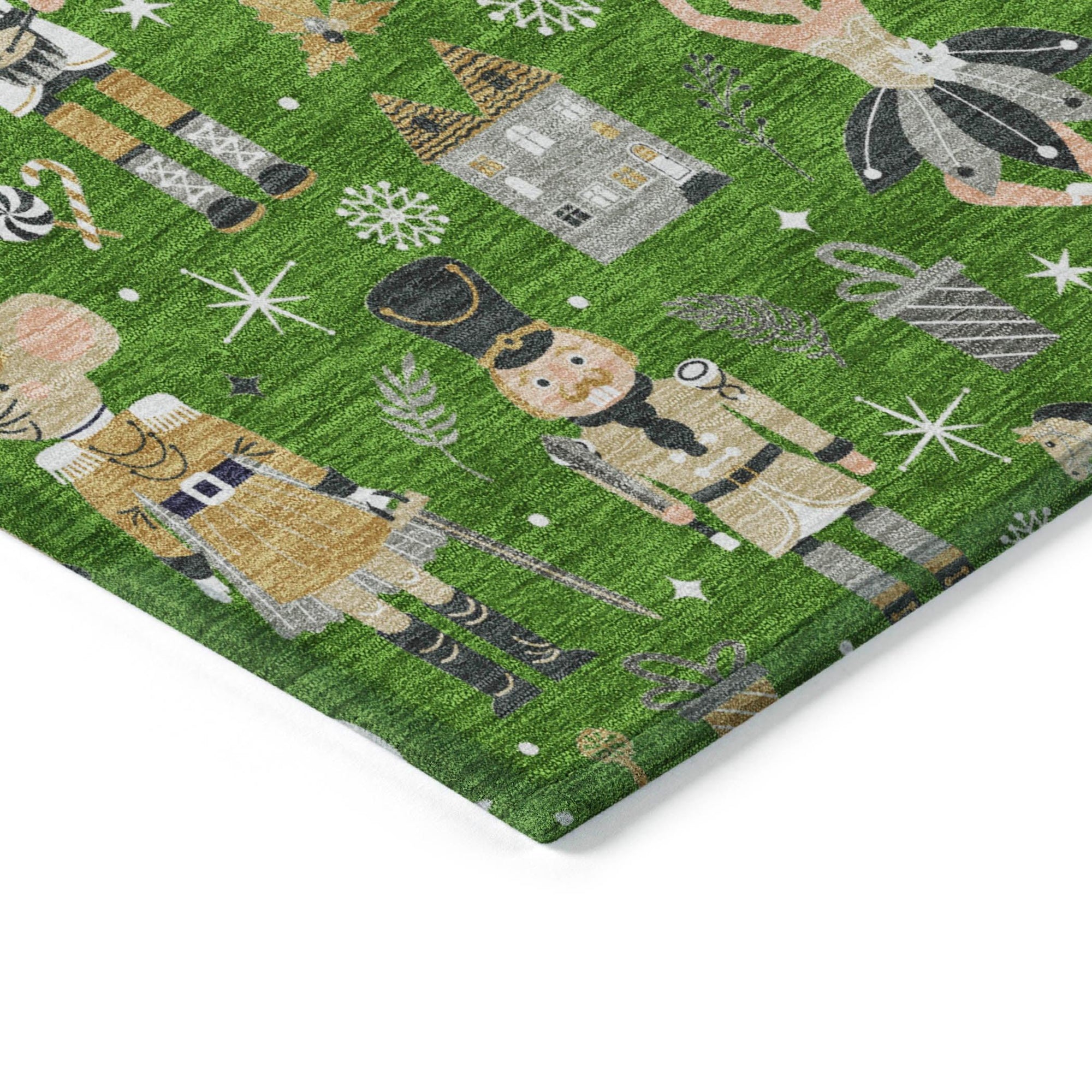 Addison Rugs Raeara Green Washable Indoor-Outdoor Rug