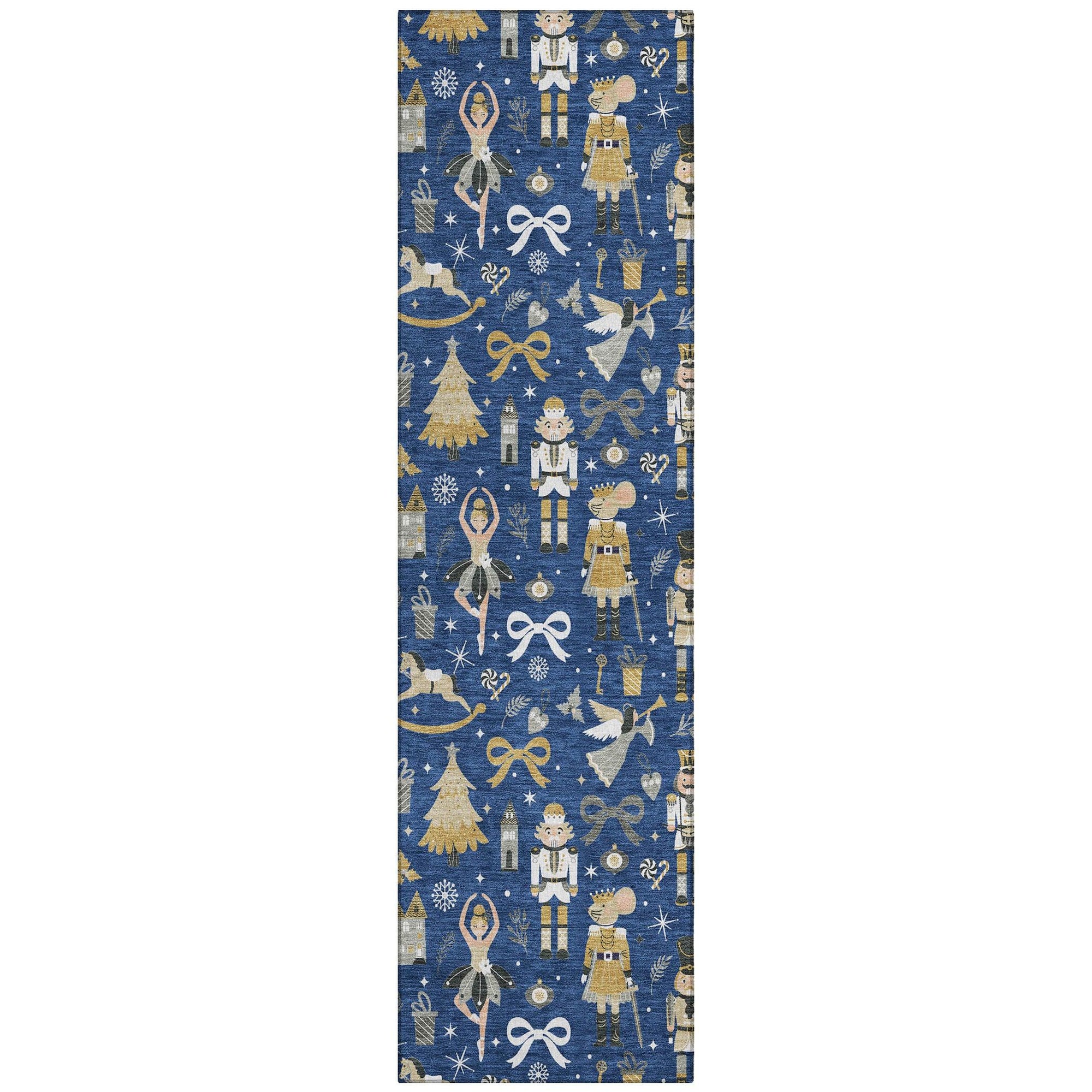Addison Rugs Raeara Blue Washable Indoor-Outdoor Rug