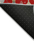 Raeara Red Washable Indoor-Outdoor Rug