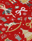 Raeara Red Washable Indoor-Outdoor Rug