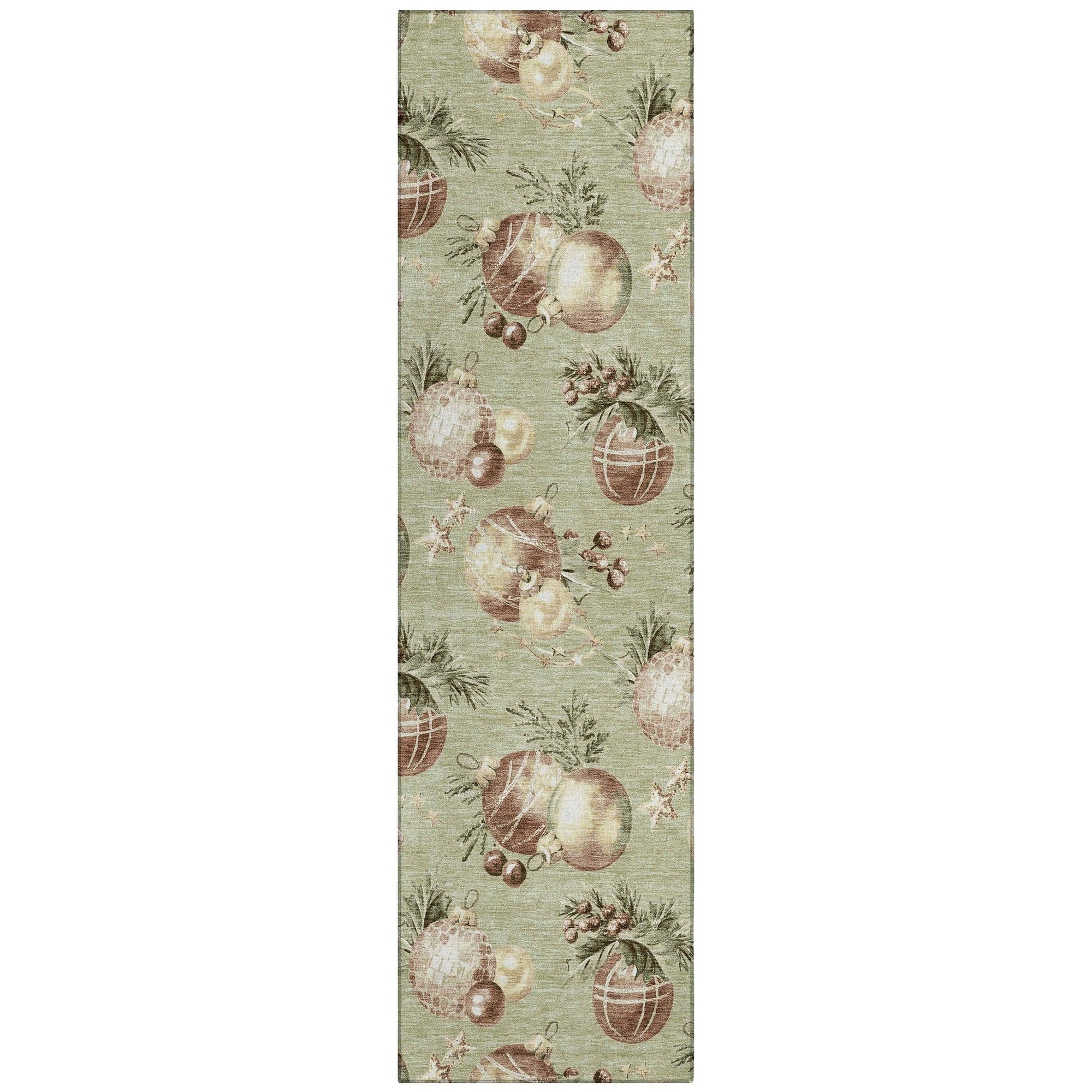 Addison Rugs Raearis Aloe Washable Indoor-Outdoor Rug