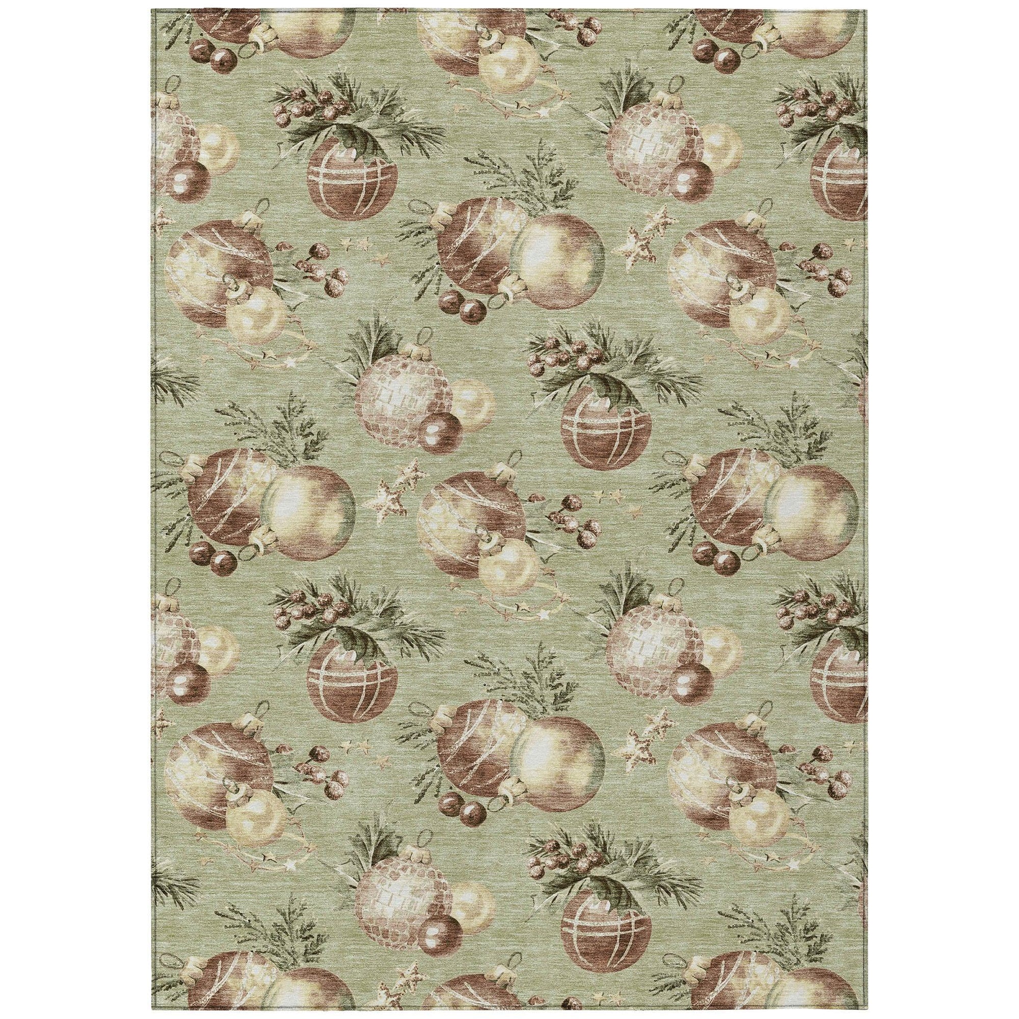 Addison Rugs Raearis Aloe Washable Indoor-Outdoor Rug