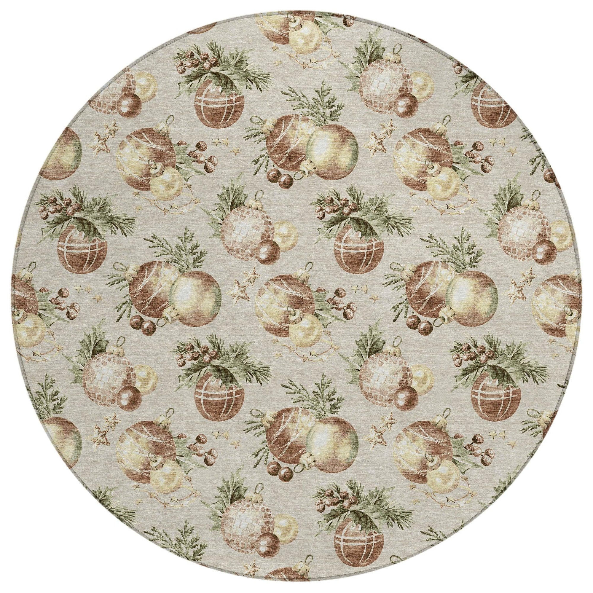 Addison Rugs Raearis Brown Washable Indoor-Outdoor Rug