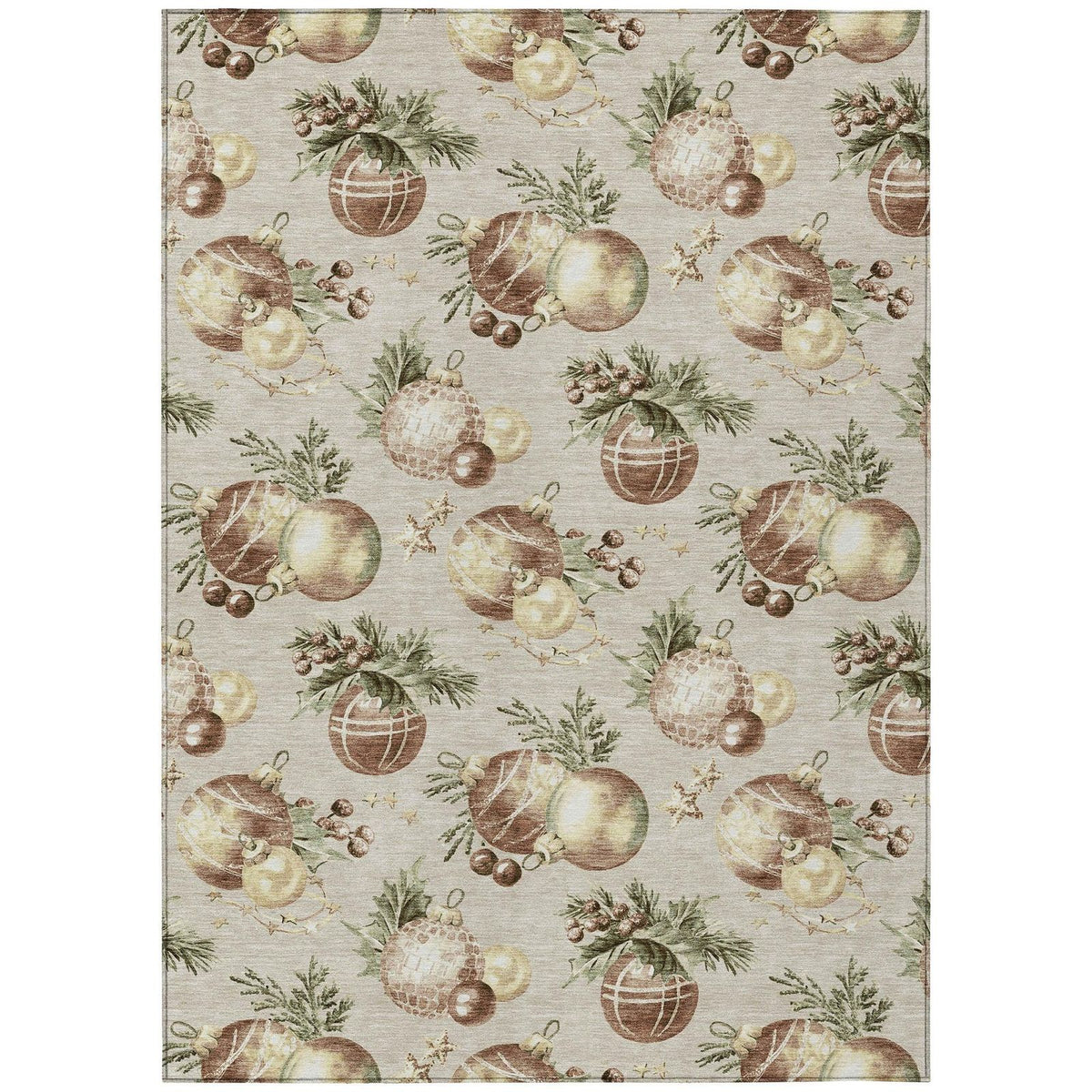 Addison Rugs Raearis Brown Washable Indoor-Outdoor Rug