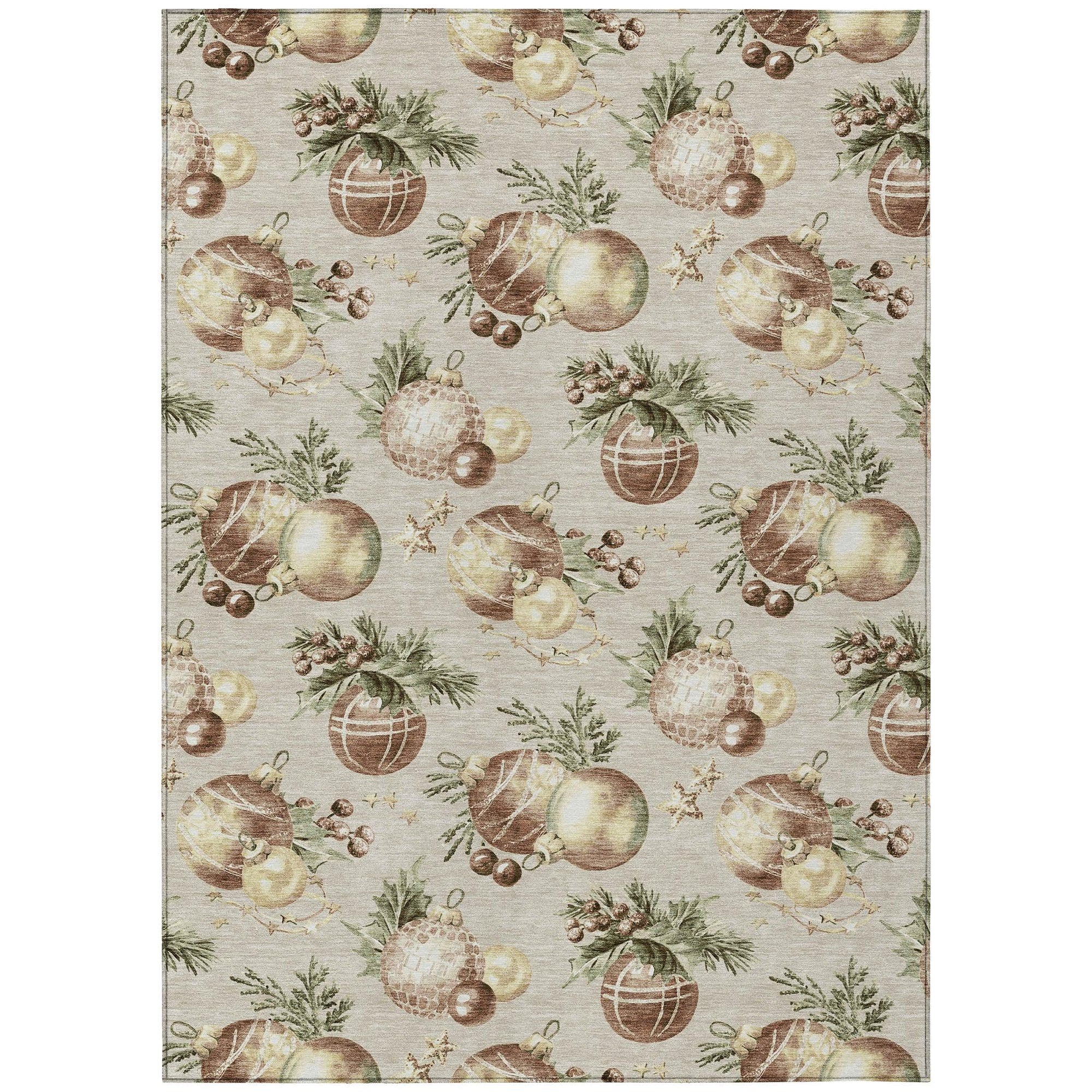 Addison Rugs Raearis Brown Washable Indoor-Outdoor Rug