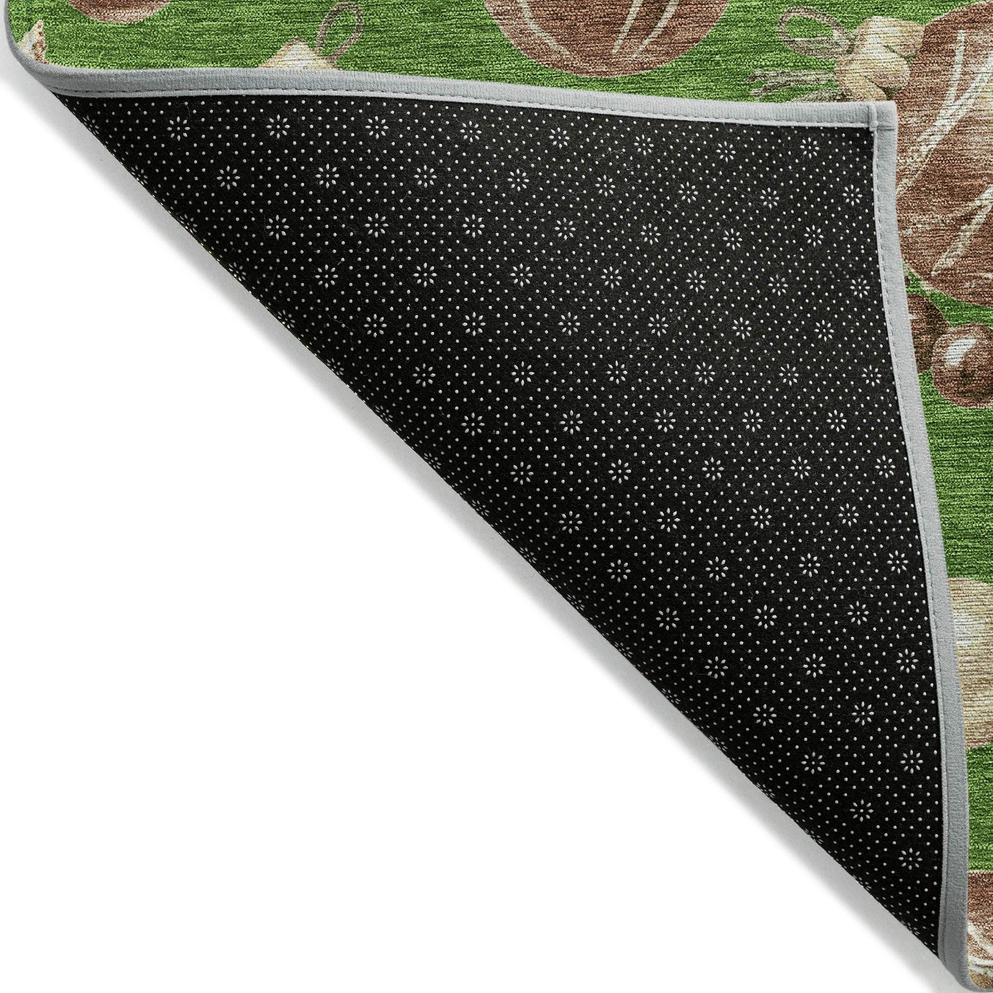 Addison Rugs Raearis Green Washable Indoor-Outdoor Rug