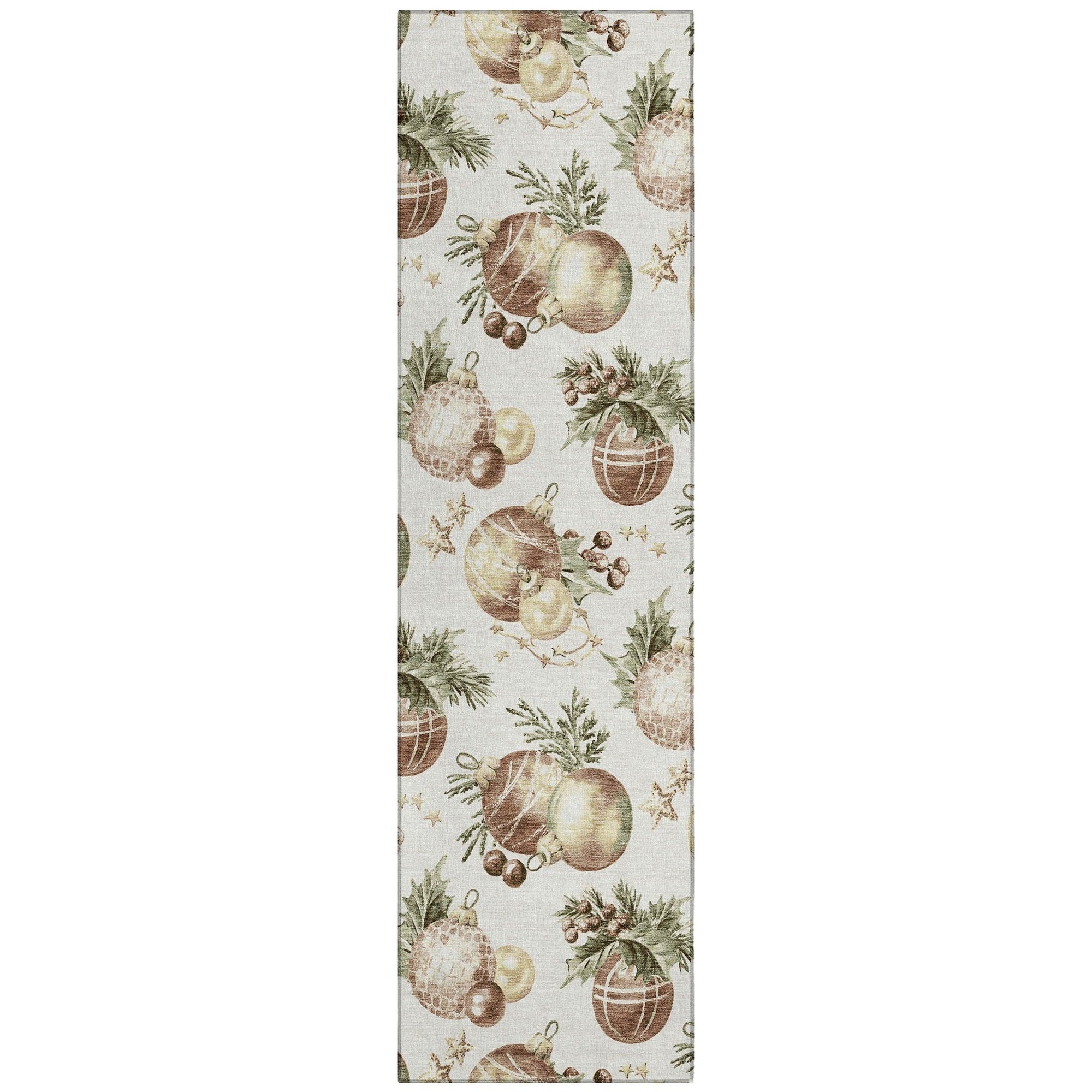 Addison Rugs Raearis Ivory Washable Indoor-Outdoor Rug