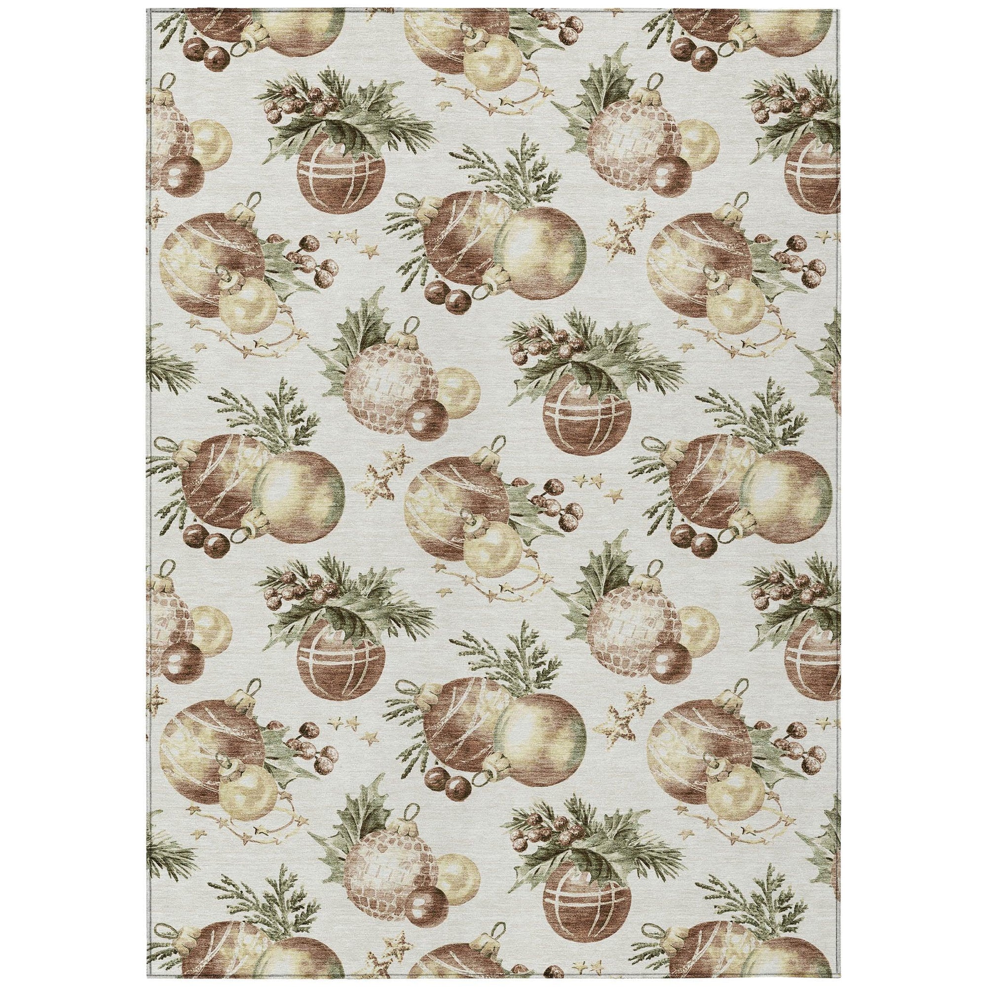 Addison Rugs Raearis Ivory Washable Indoor-Outdoor Rug