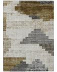 Addison Rugs Raeel Brown Washable Indoor-Outdoor Rug