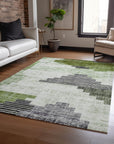 Raeel Fern Washable Indoor-Outdoor Rug