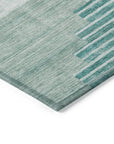 Addison Rugs Raeel Teal Washable Indoor-Outdoor Rug