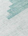 Addison Rugs Raeel Teal Washable Indoor-Outdoor Rug