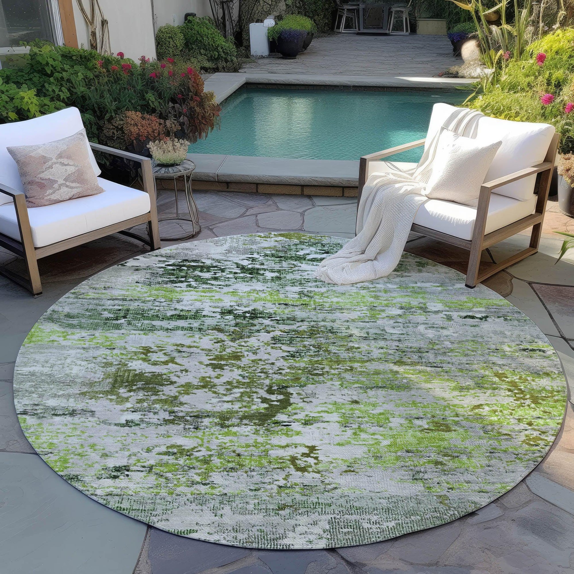 Addison Rugs Raeira Aloe Washable Indoor-Outdoor Rug