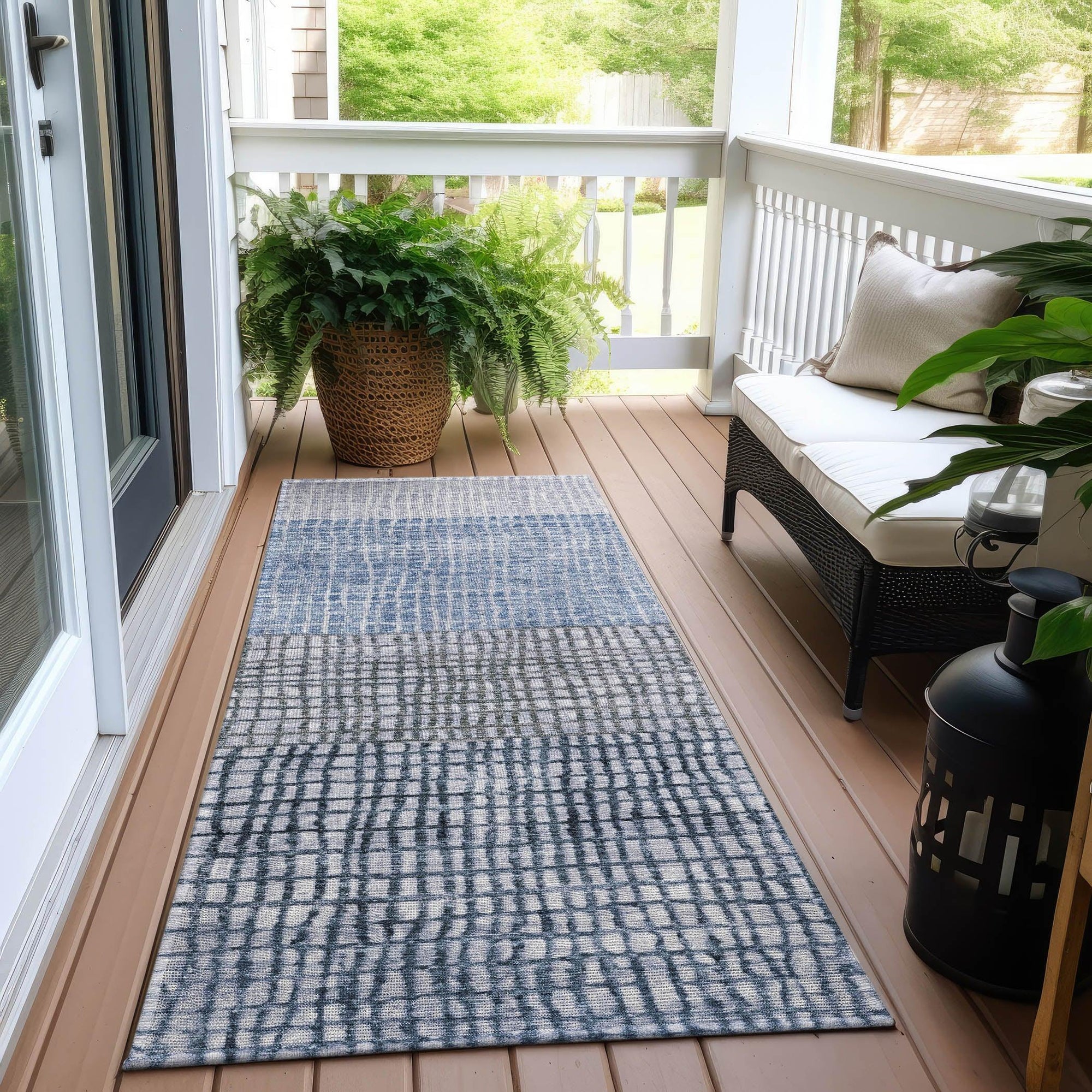 Addison Rugs Raeon Blue Washable Indoor-Outdoor Rug