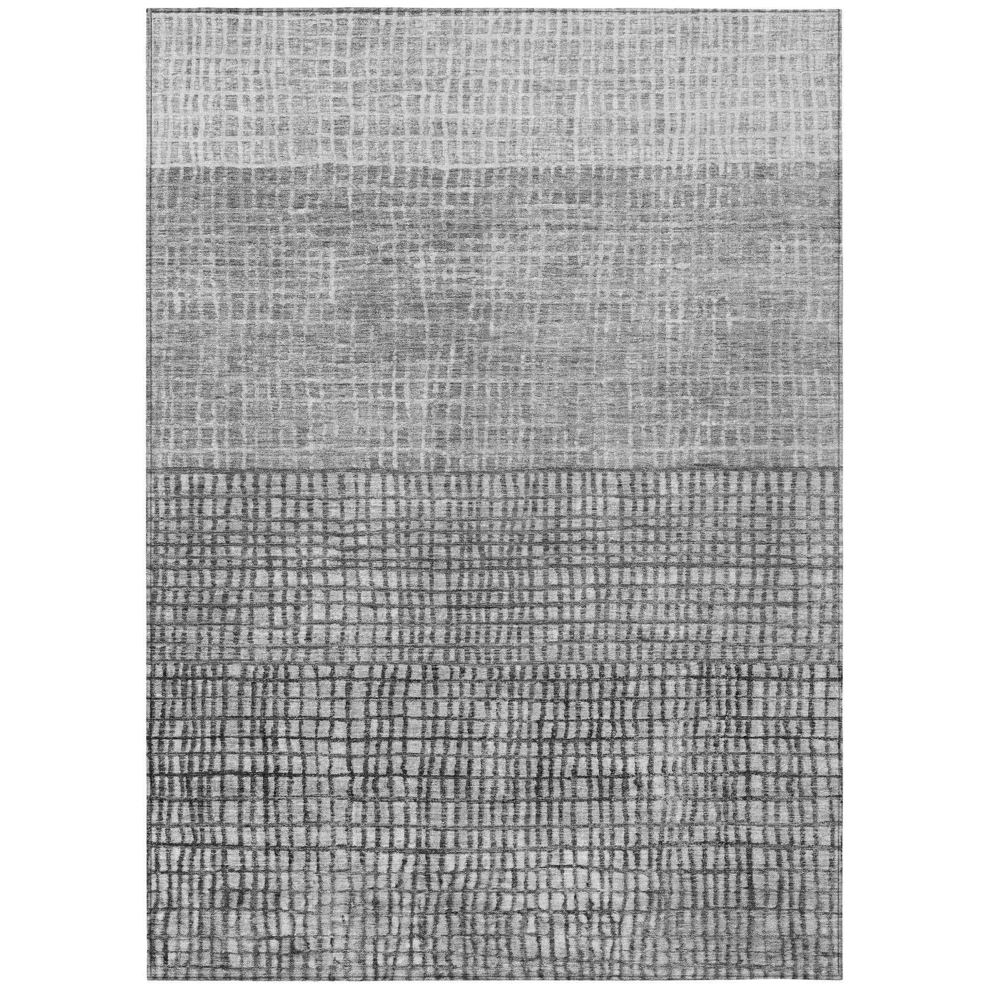 Addison Rugs Raeon Gray Washable Indoor-Outdoor Rug