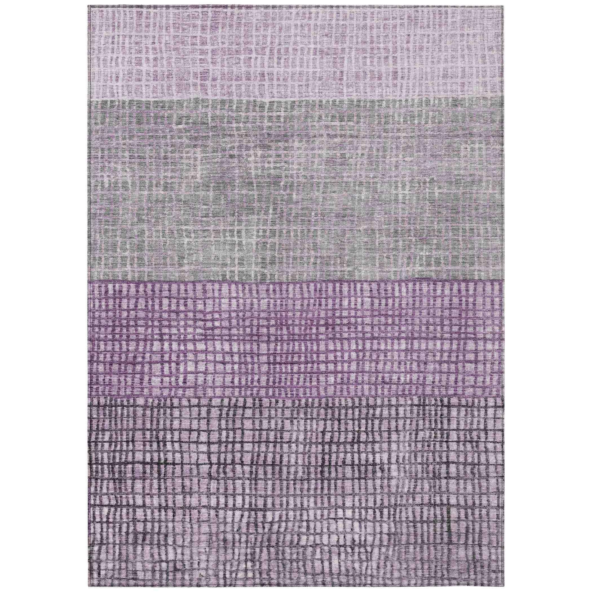 Addison Rugs Raeon Plum Washable Indoor-Outdoor Rug
