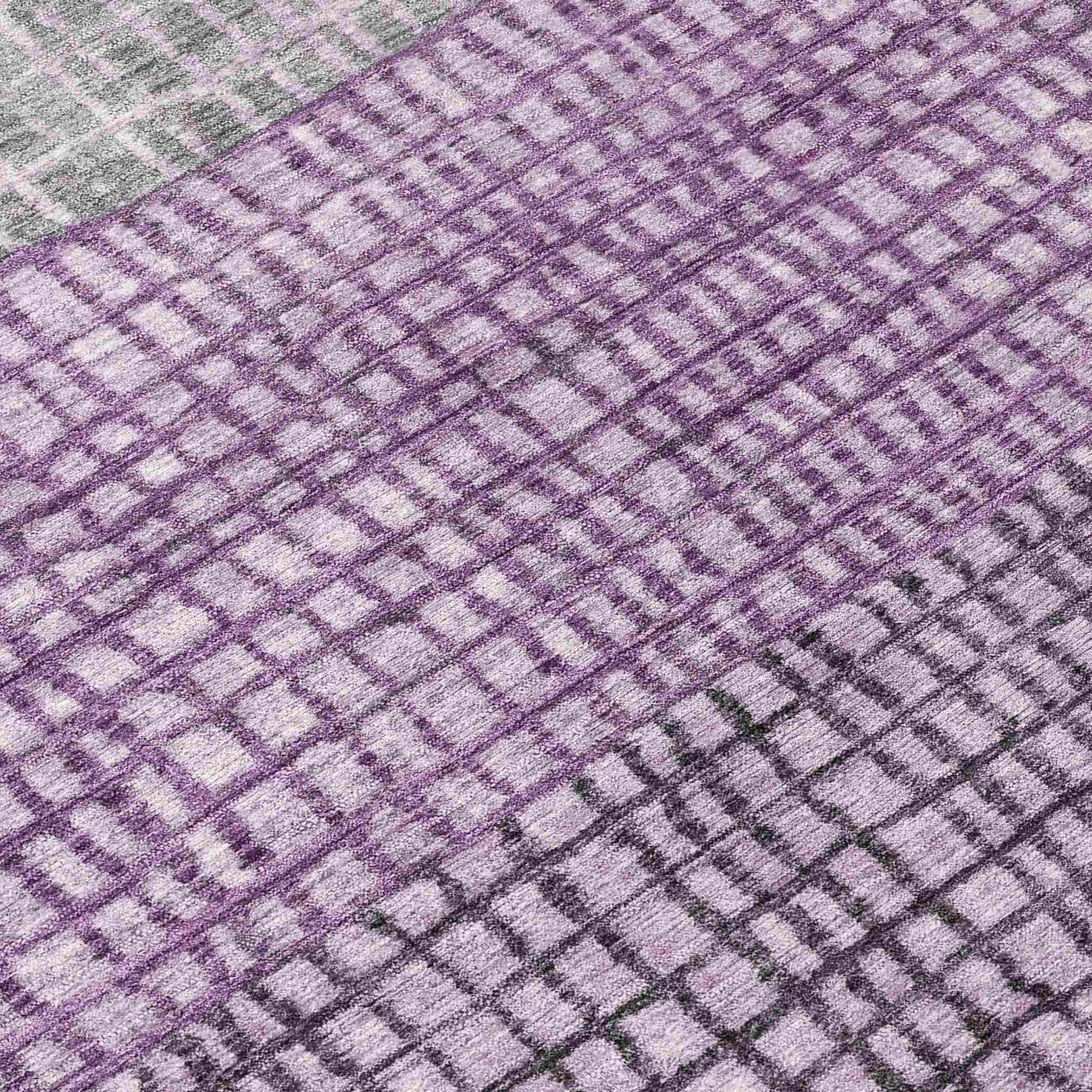 Addison Rugs Raeon Plum Washable Indoor-Outdoor Rug