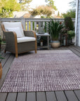 Addison Rugs Raeon Purple Washable Indoor-Outdoor Rug